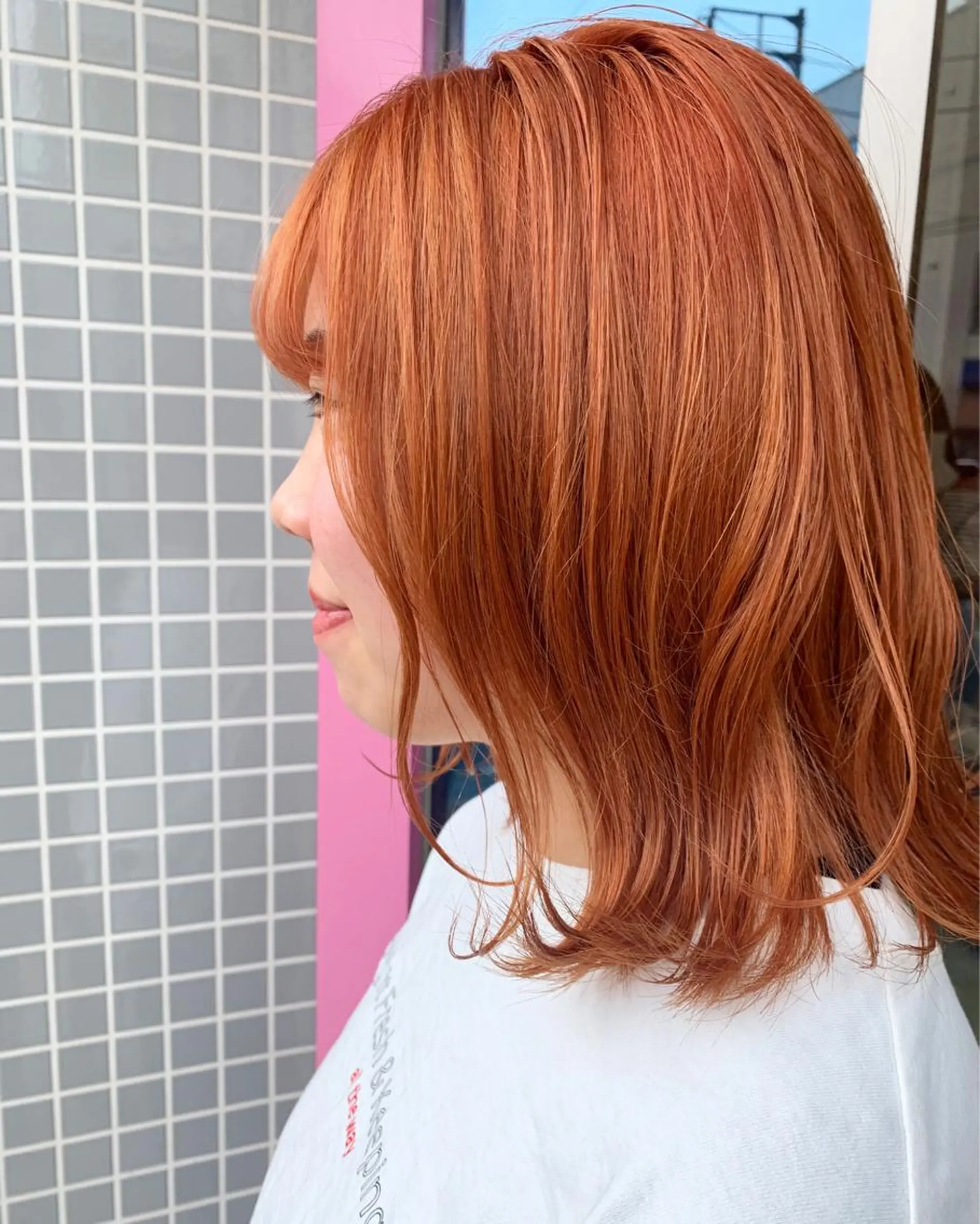 ミディアム カラー ヘアカラー トリートメント ヘアセット DiMPlE  ディンプル所属・🌸スタイリスト 山浦美恵のヘアスタイル