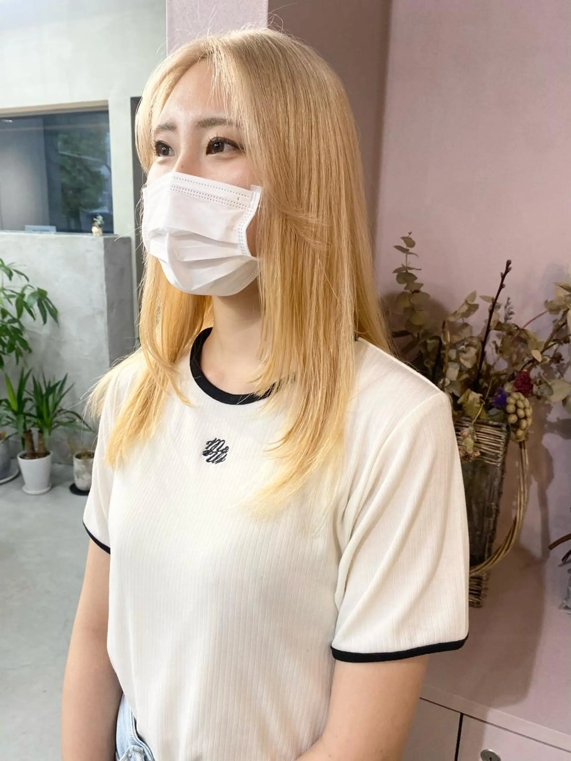 ロング カラー 顔周りカット レイヤーカット ヘアカラー qulim所属・前橋 姫奈のヘアスタイル