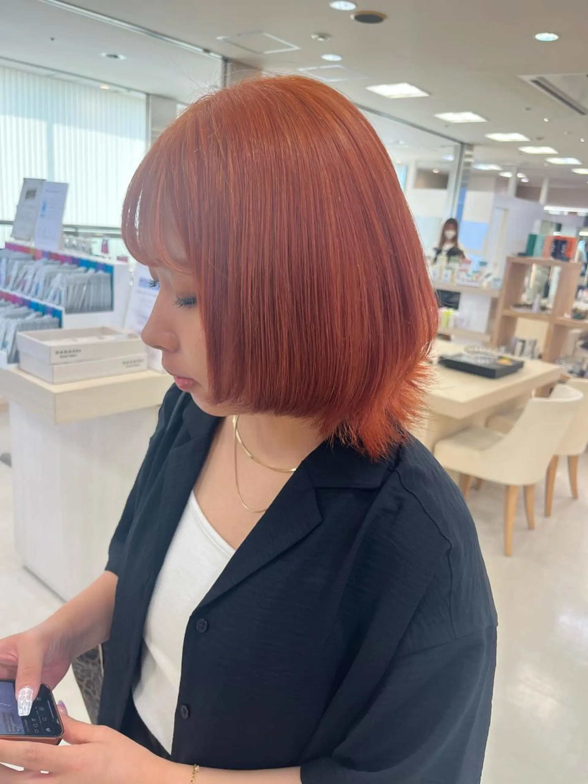 ショート カラー ヘアカラー トリートメント 暖色専門美容師🎀 お客様満足度◎のヘアスタイル