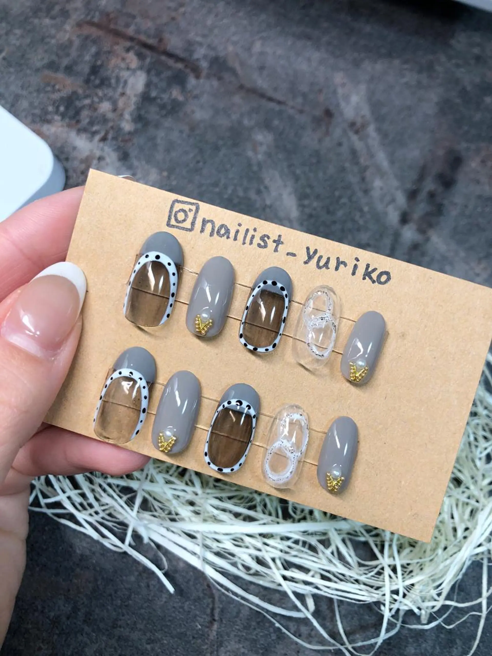 ネイル ハンドネイル 宮本 百合子のネイルデザイン