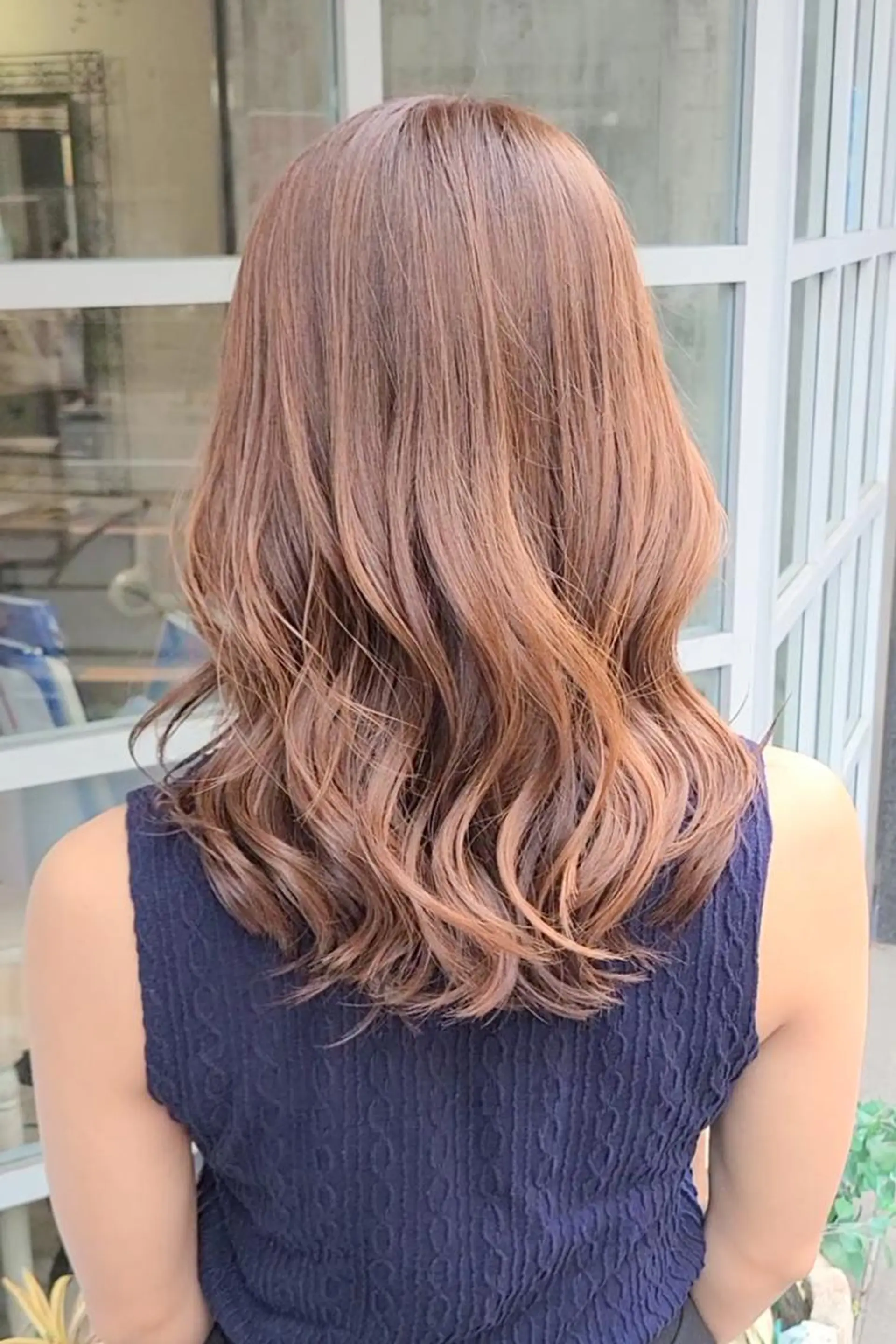 カラー ブリーチなし透明感 カラー✨山仲絢圭のヘアスタイル
