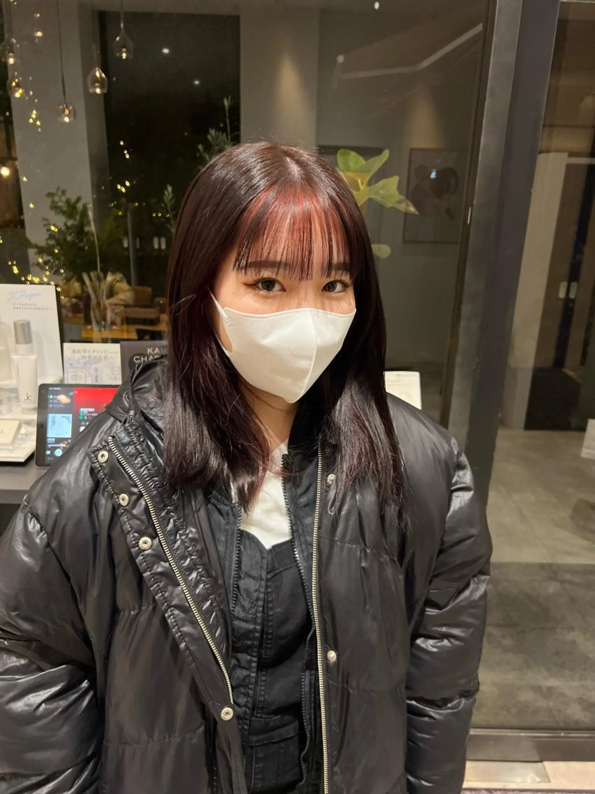 ミディアム i.osaka所属・たつ/レイヤーカット 顔周り/髪質改善のヘアスタイル