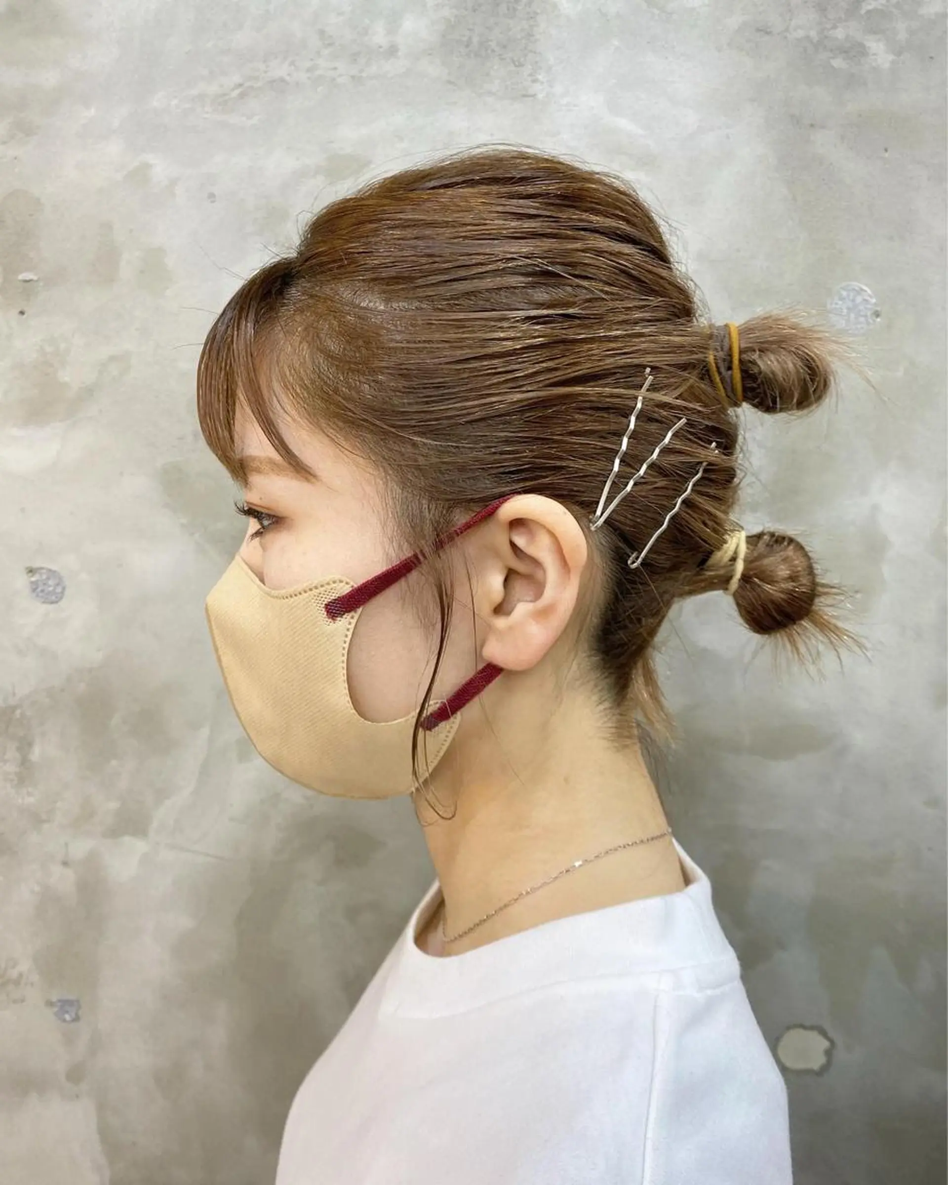 ヘアアレンジ ボブ 志賀 あずみのヘアスタイル