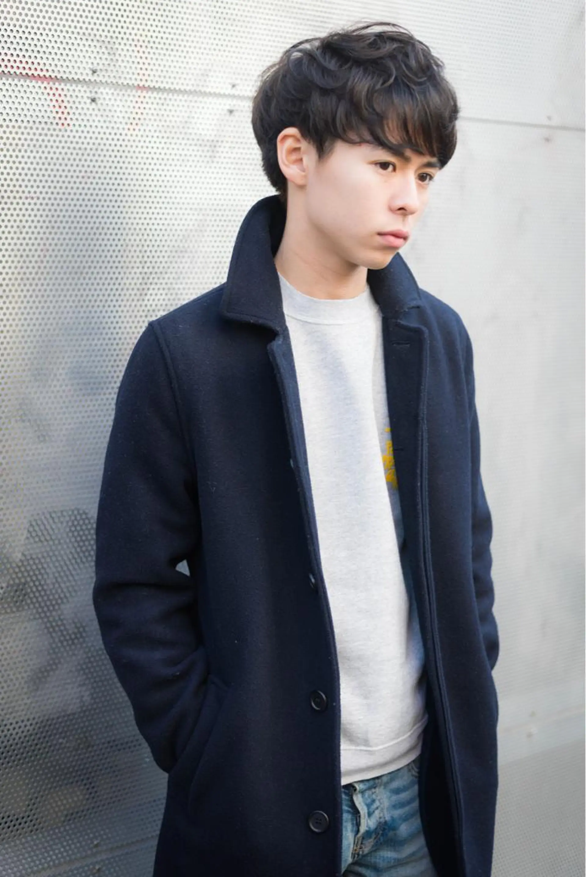 メンズ カット パーマ GO TODAY シェアサロン 原宿本店所属・ボブ/レイヤー/ パーマ/淀川 純のヘアスタイル