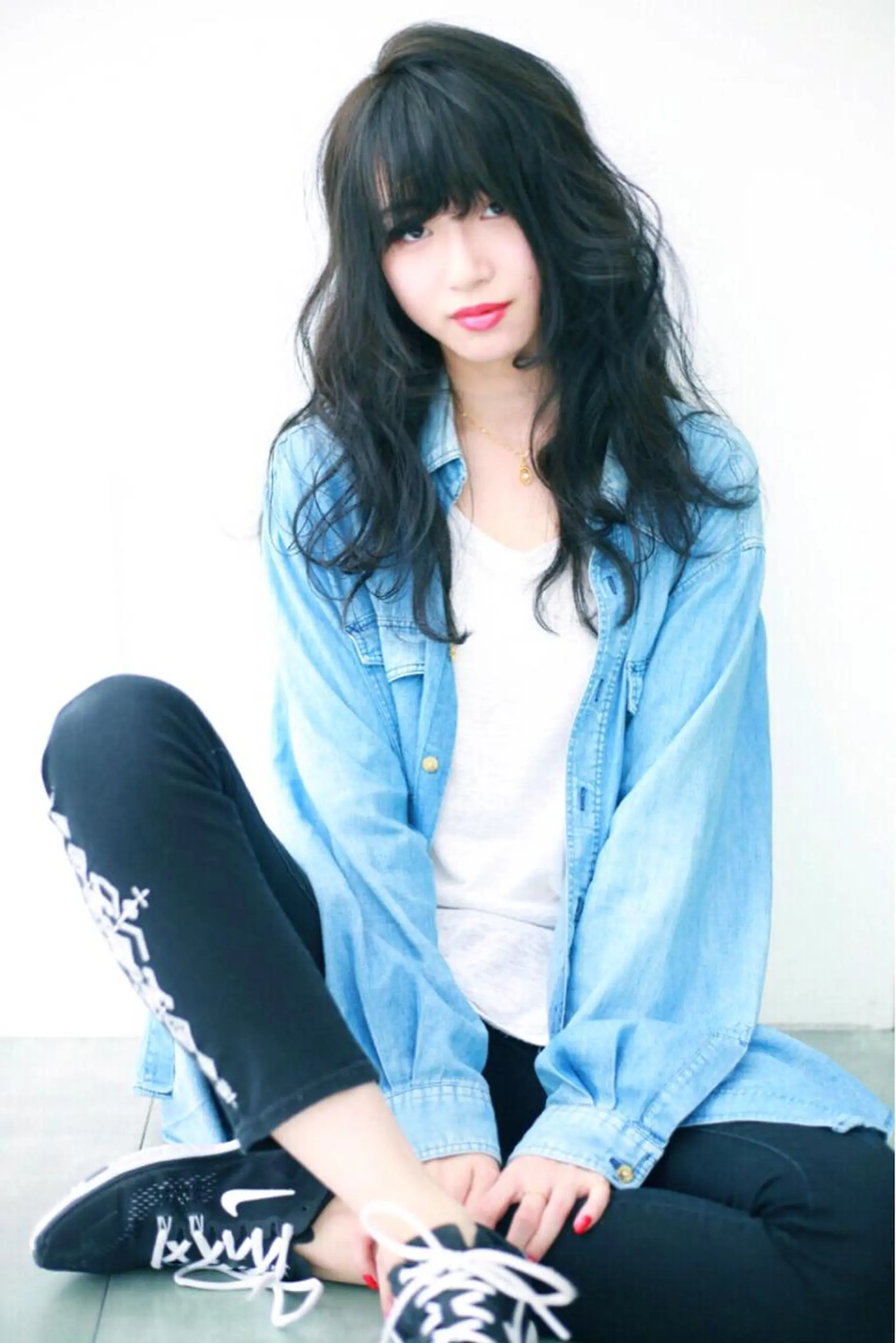 ミディアム セミロング ロング カラー Re:ta Hair 飯田淳平のヘアスタイル