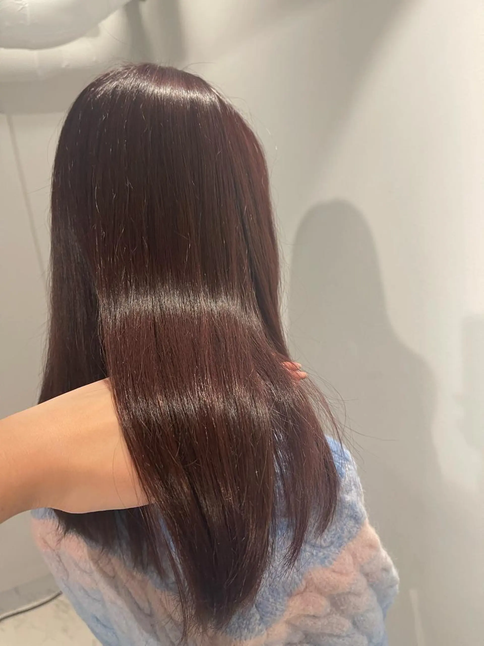 ロング カラー ヘアカラー トリートメント &chaLme   心斎橋所属・emi/髪質改善/ 韓国風/艶カラーのヘアスタイル