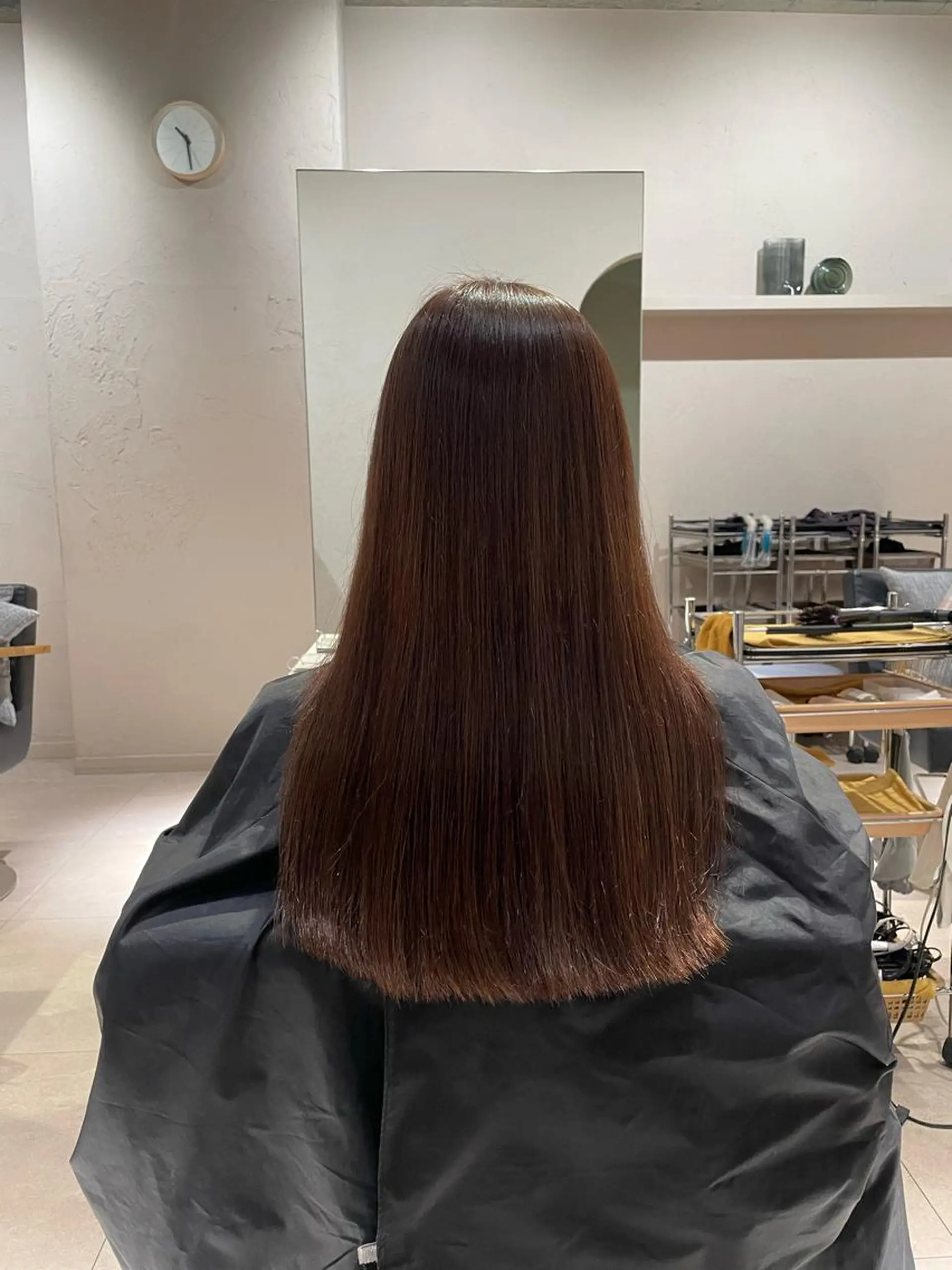 ロング カラー 髪質改善 ミディアムヘア Chifumiのヘアスタイル