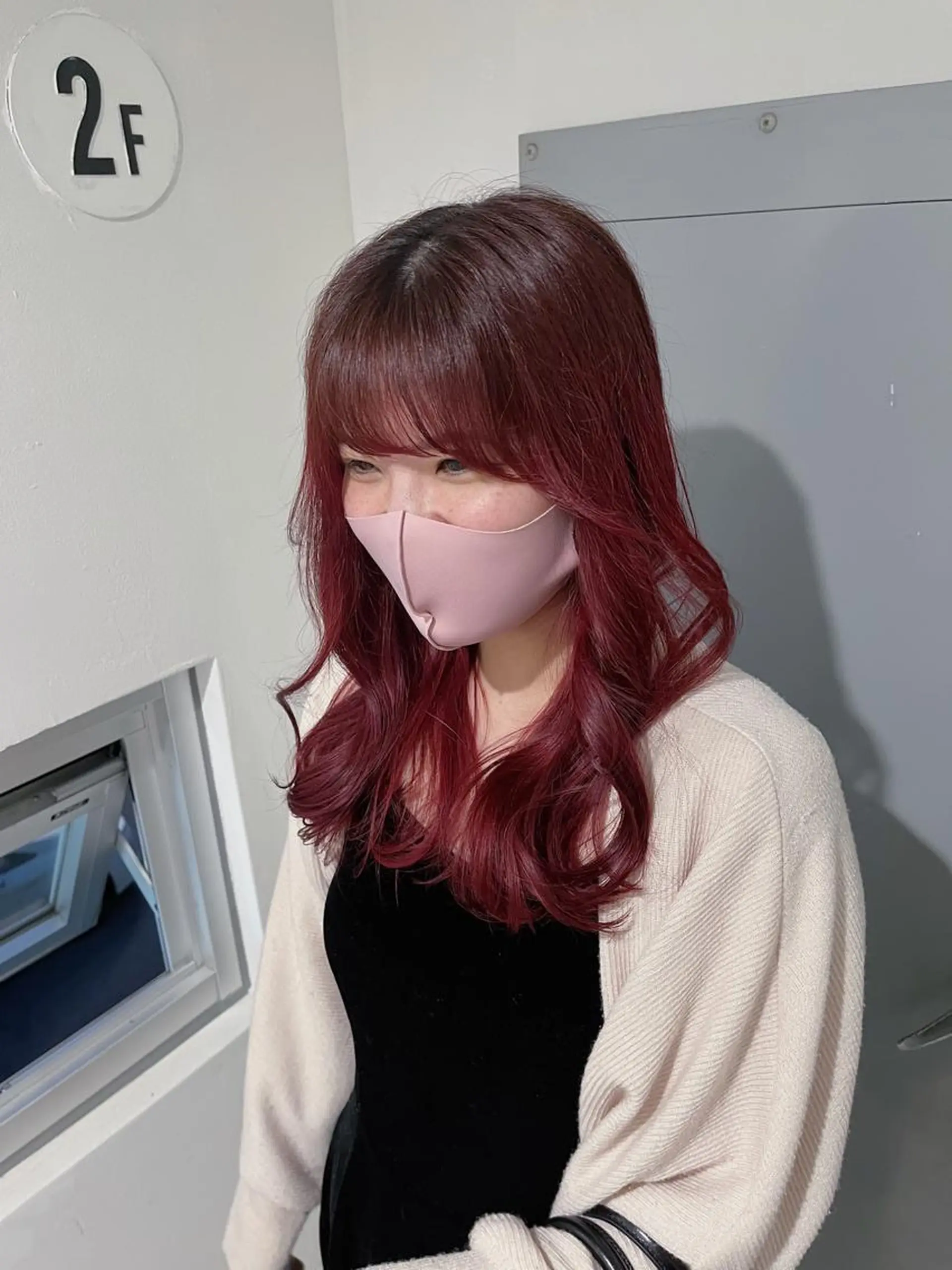 ロング カラー ヘアアレンジ カット ヘアカラー トリートメント 🤍清楚系 韓国レイヤー🤍拓朗のヘアスタイル