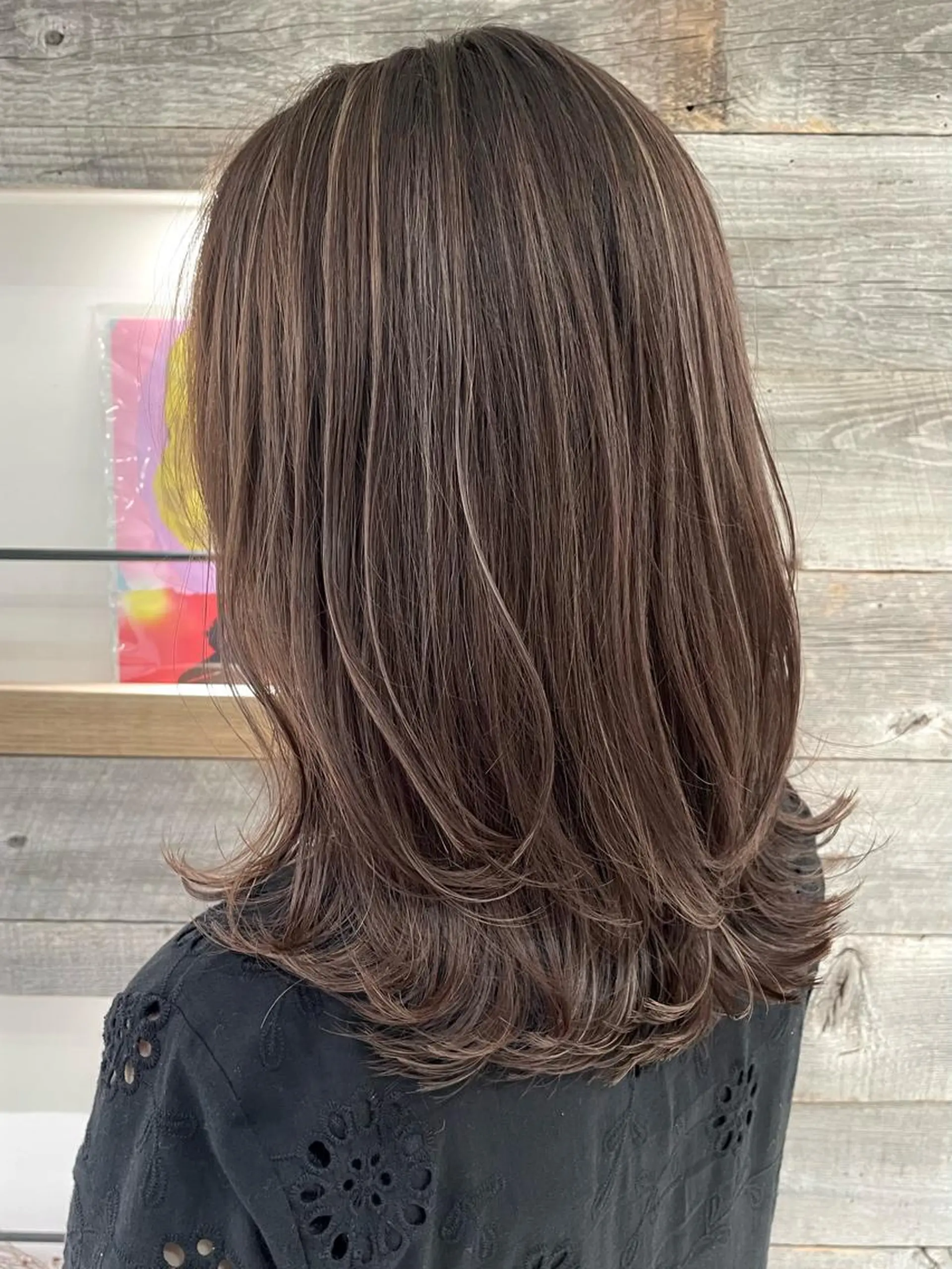 ミディアム ボブ くびれヘア ハイライト 卒業式受付中🌻 肥田亜沙美のその他イメージ