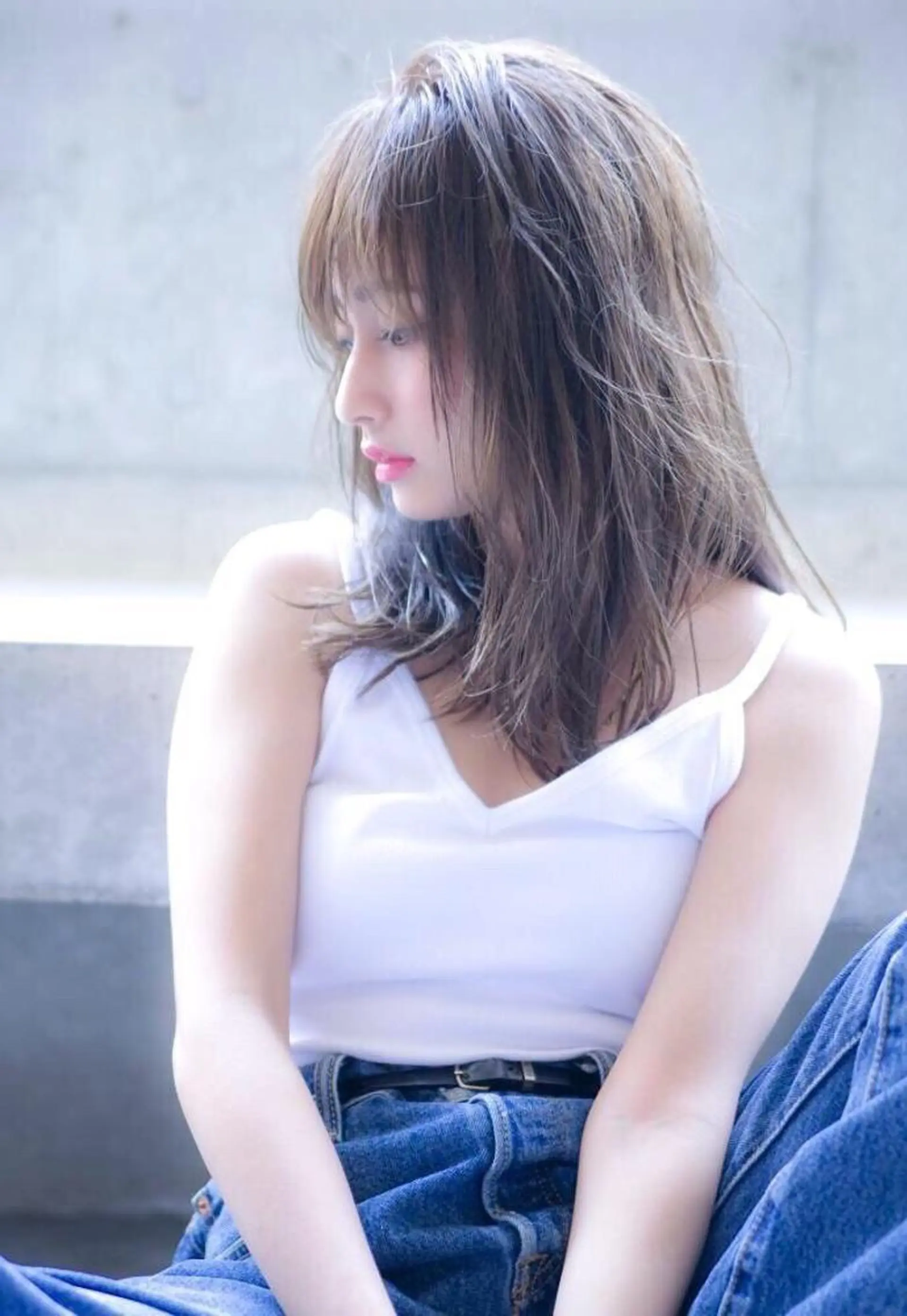 セミロング IVE所属・ダブルカラー🤍 髪質改善／原島のヘアスタイル