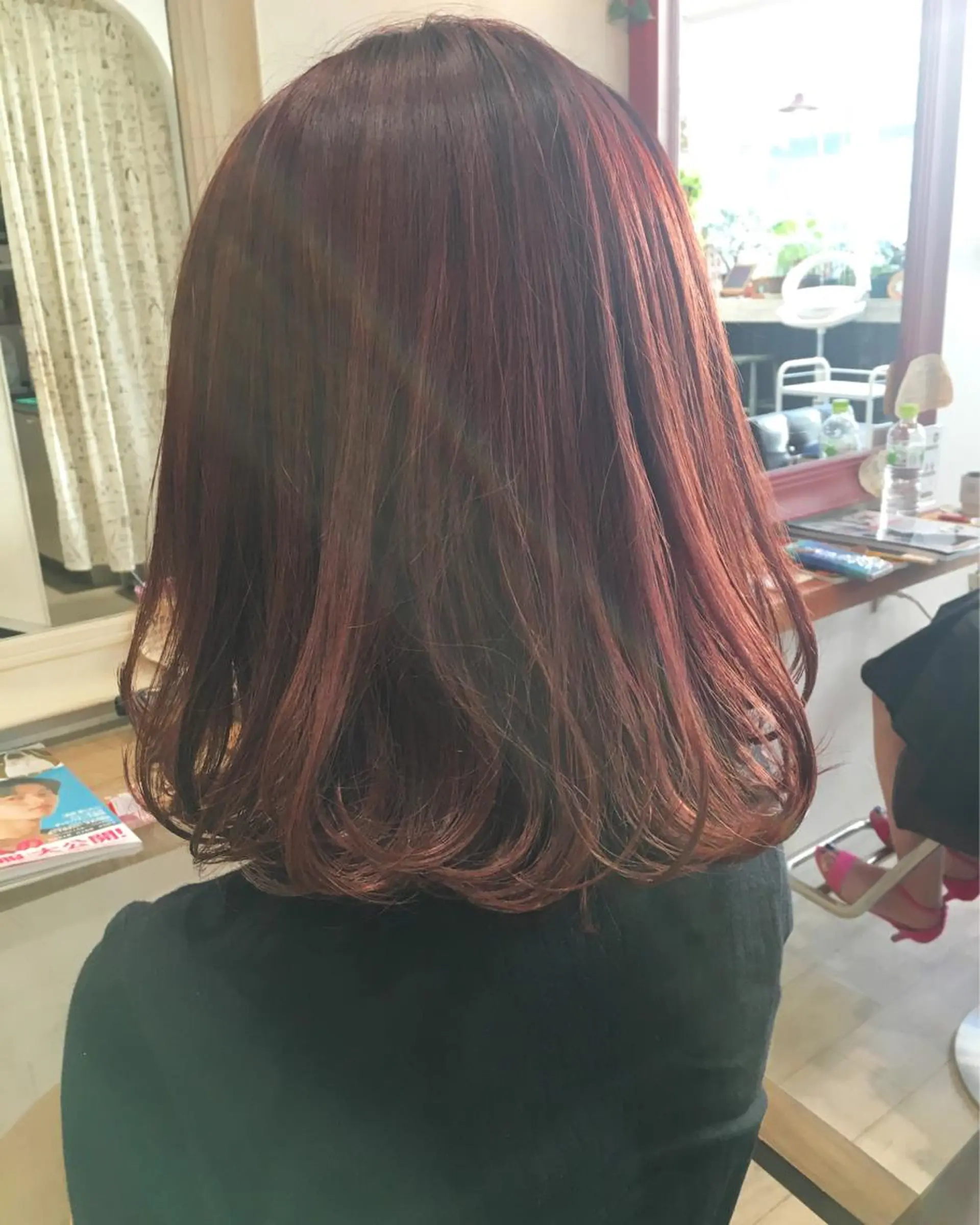 ミディアム カラー nakahara madokaのヘアスタイル