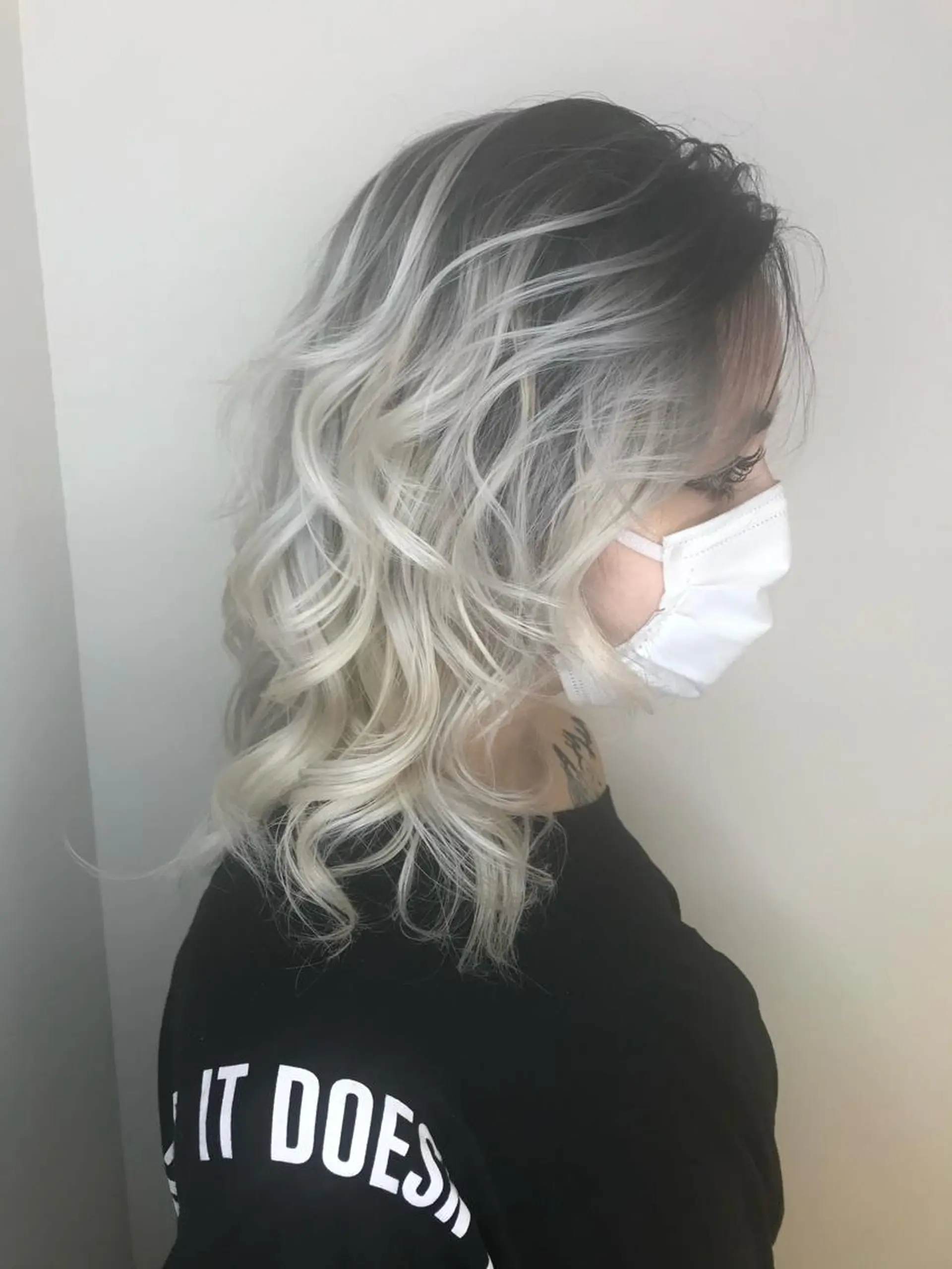 ミディアム カラー AMI Hair  supply所属・髪質改善カラー 韓国風レイヤーのヘアスタイル