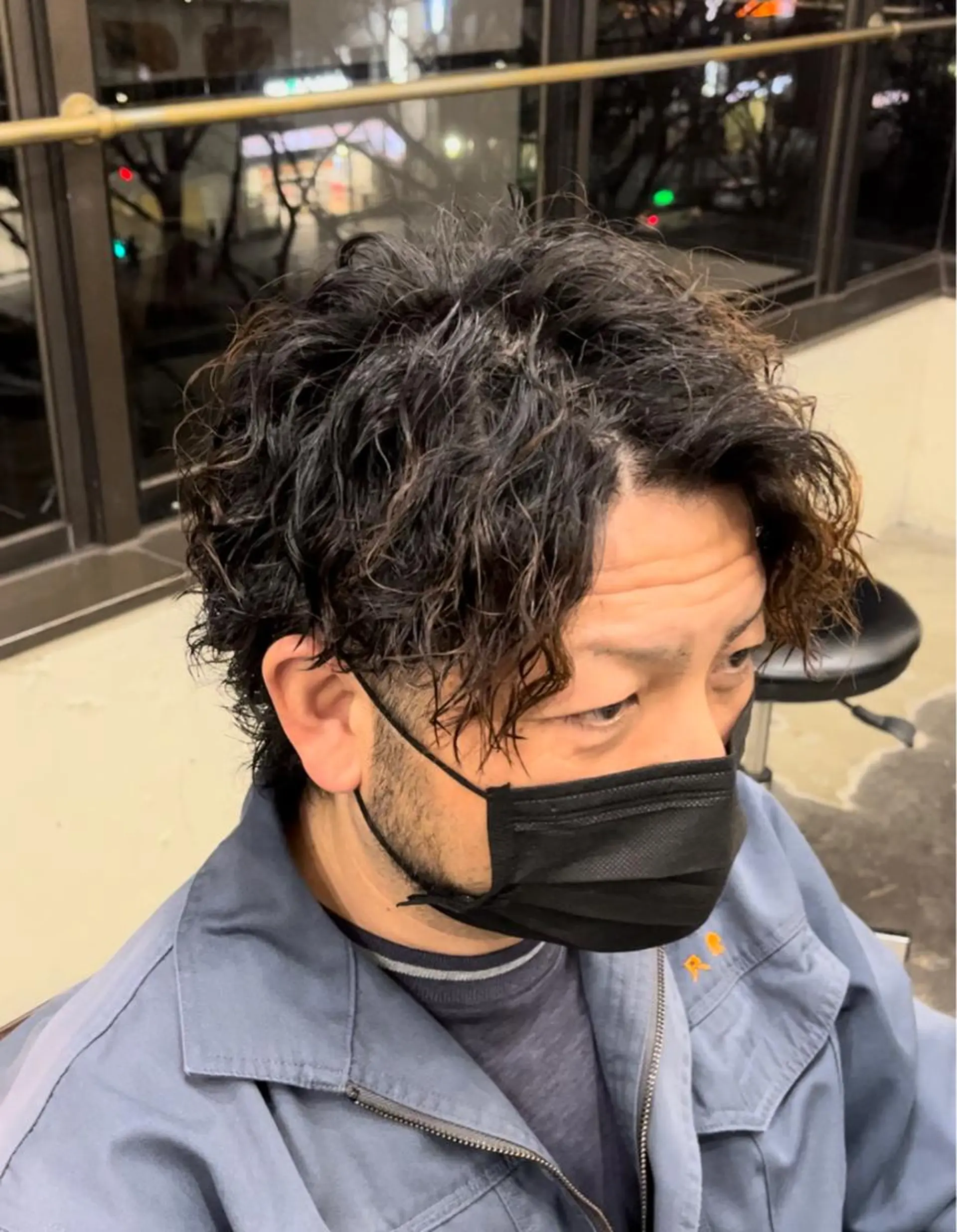 ショート パーマ メンズ Utata  literie所属・嵯峨 大地／パーマ／ ハード系／特殊系のヘアスタイル