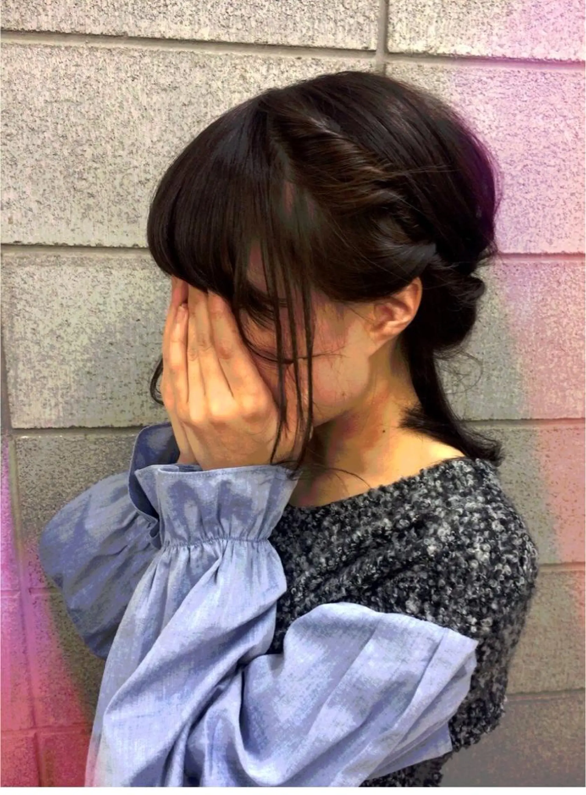 セミロング カラー ヘアアレンジ camillahair所属・ITO YUKIのヘアスタイル