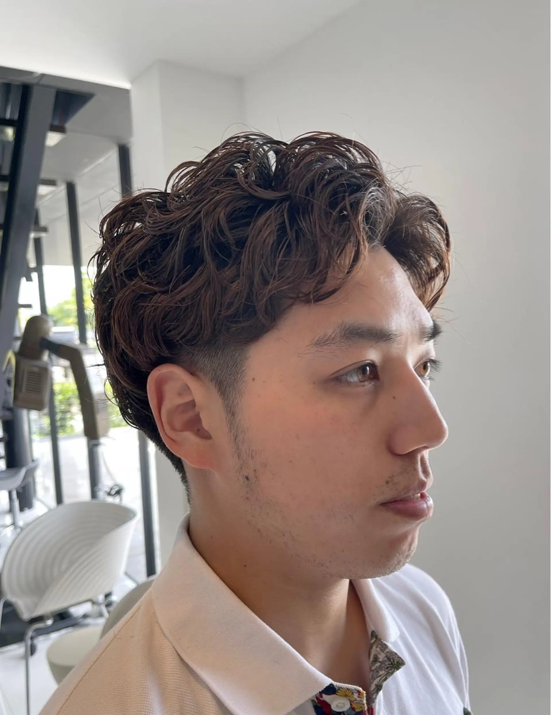 パーマ カット パーマ トリートメント 三好 達也のヘアスタイル