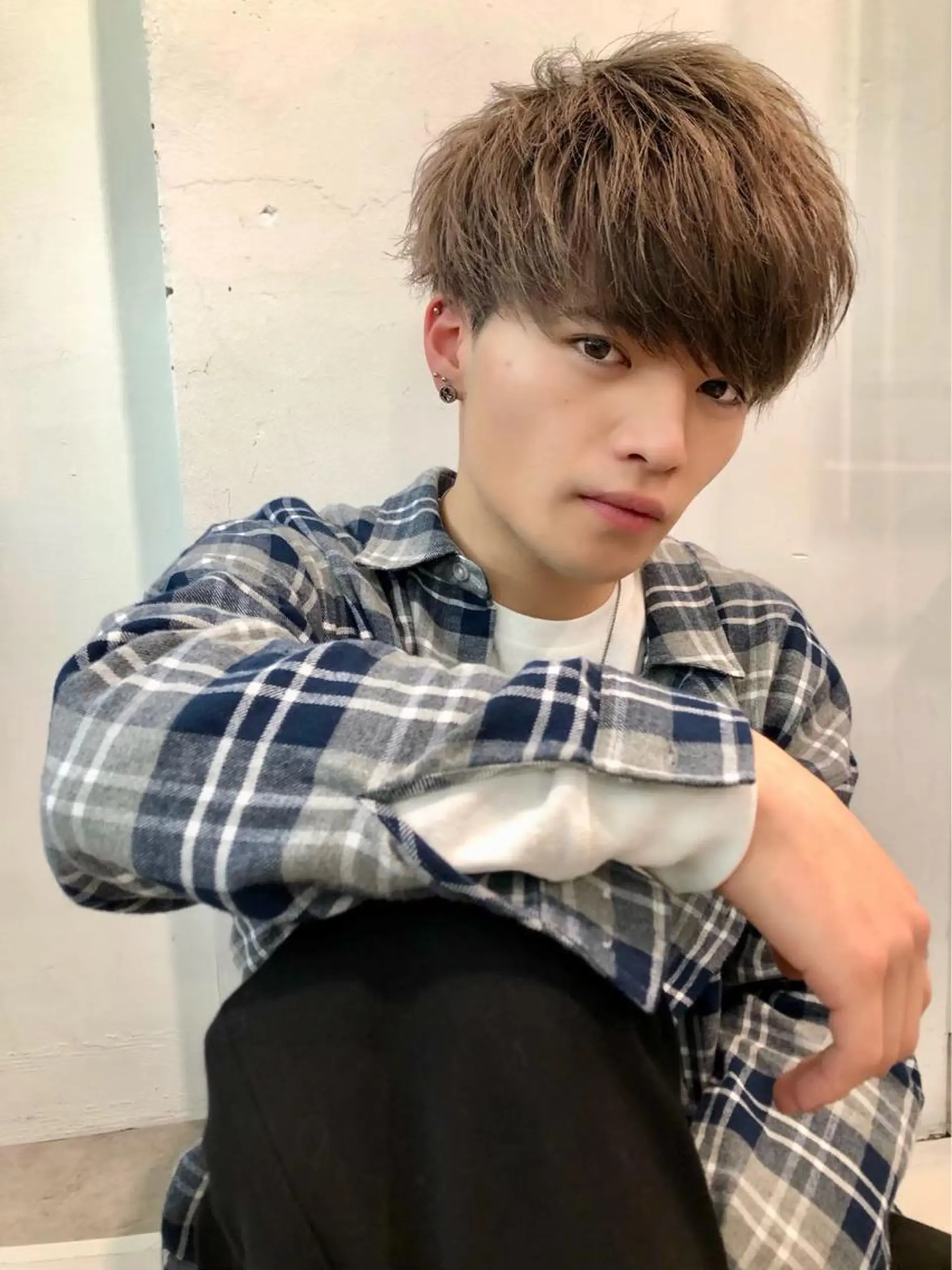 メンズ 🟦ニュアンス/メン ズパーマ横浜🟦のヘアスタイル