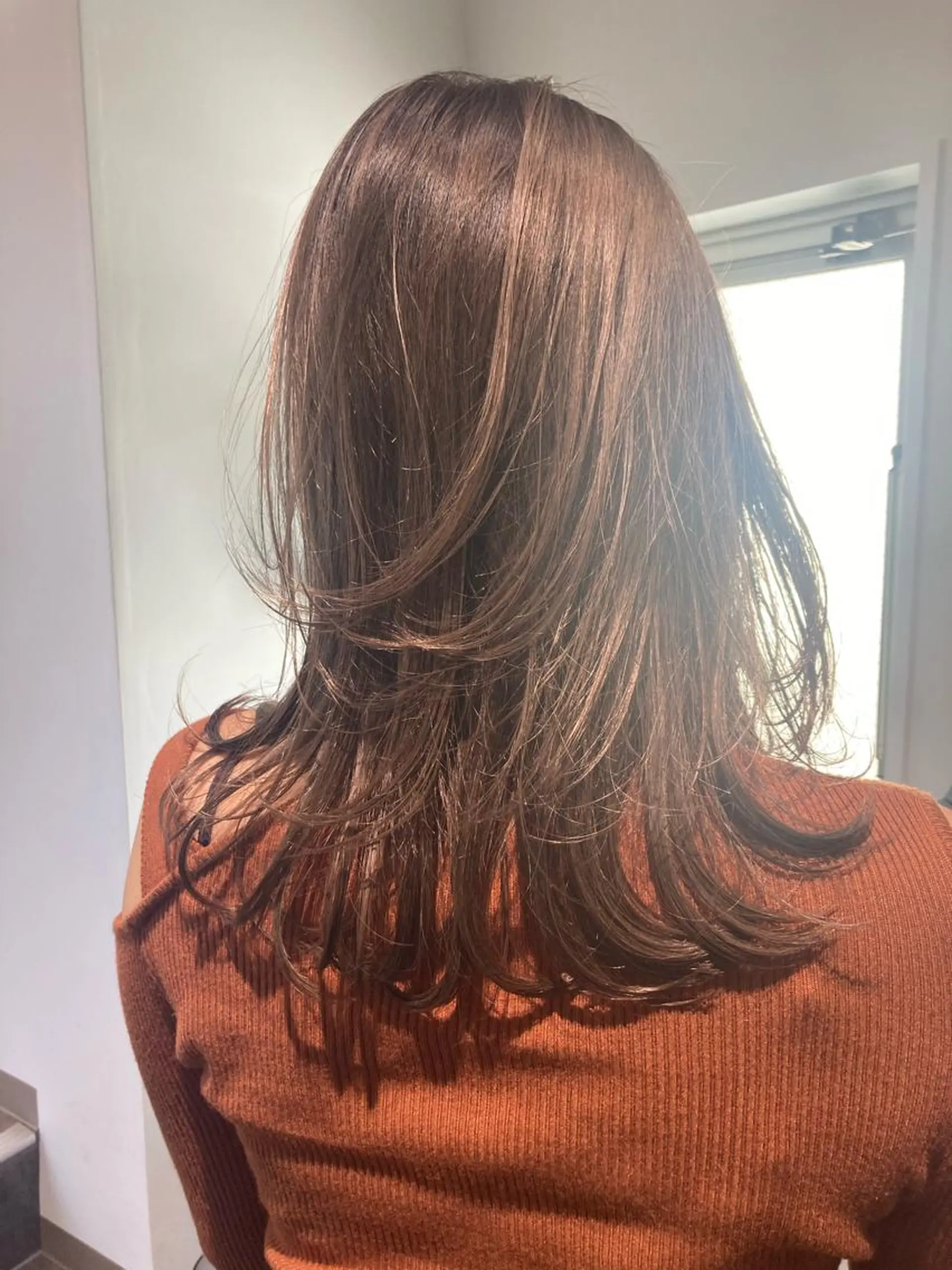 ロング レイヤーカット 佐伯 和佳のヘアスタイル