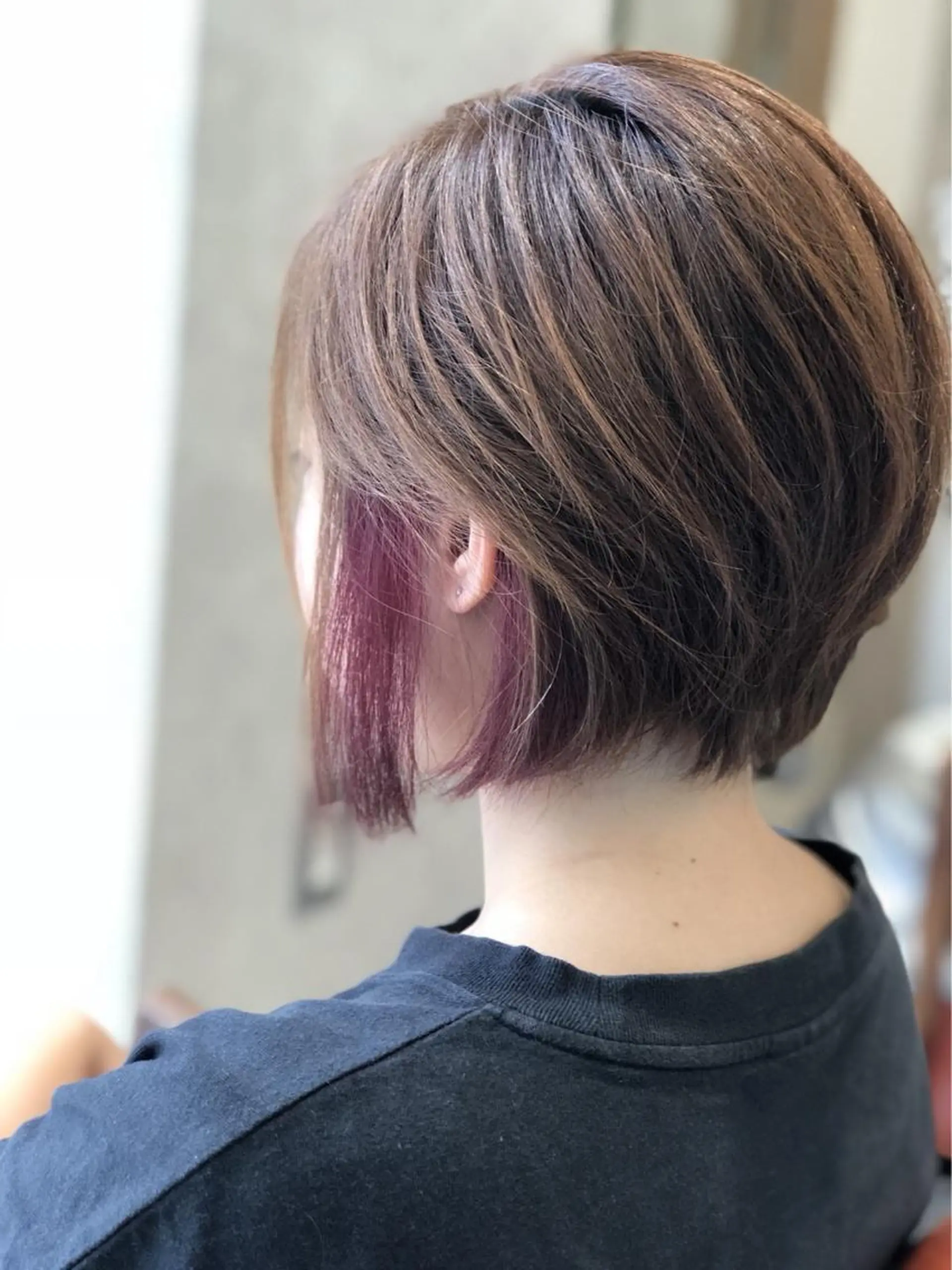 ショート ショートボブ ボブ ショートヘア カット ヘアカラー Eleanor川崎 桑原淳光のヘアスタイル