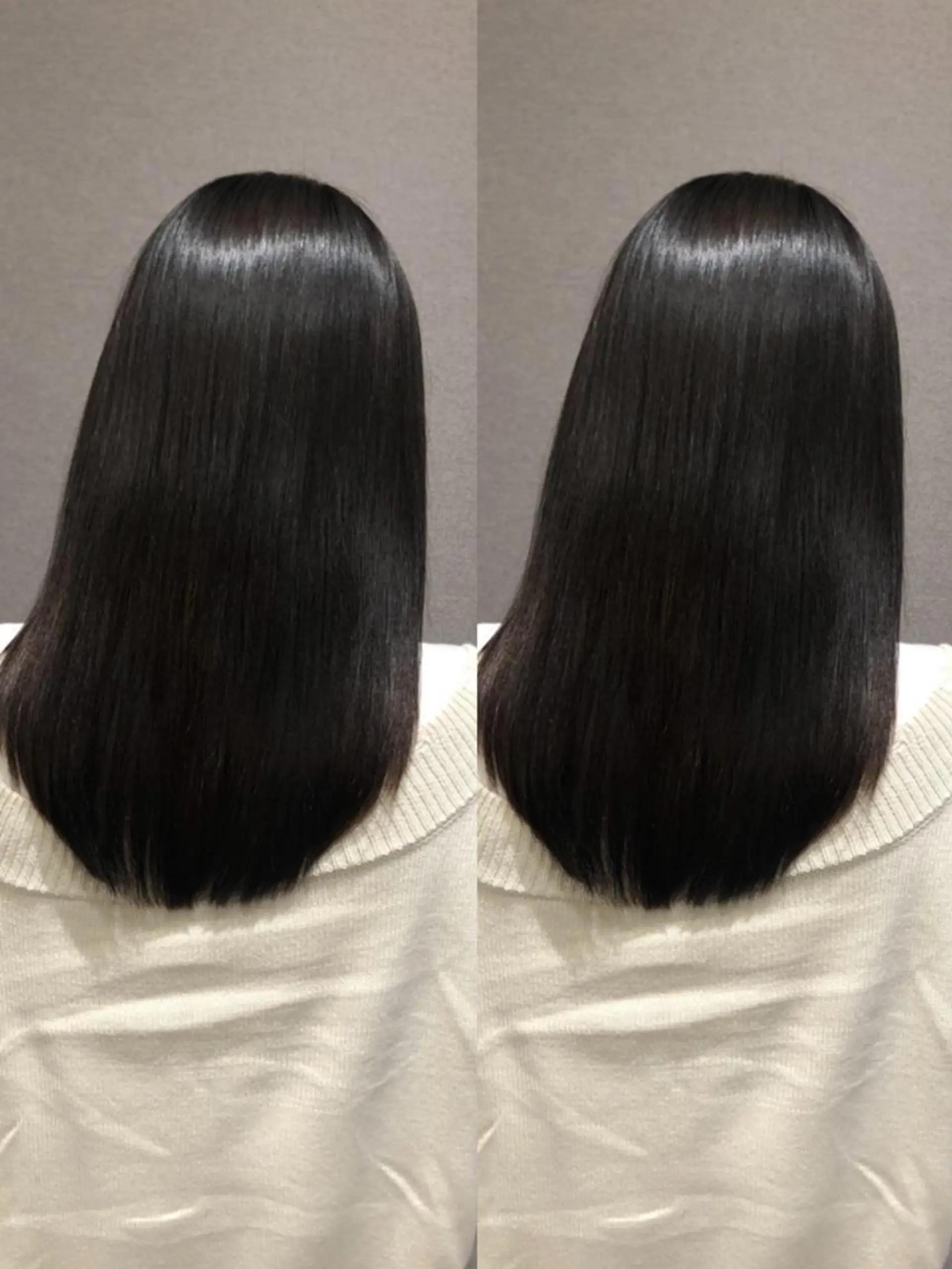 ミディアム カット 縮毛矯正 TELA HAIRのヘアスタイル