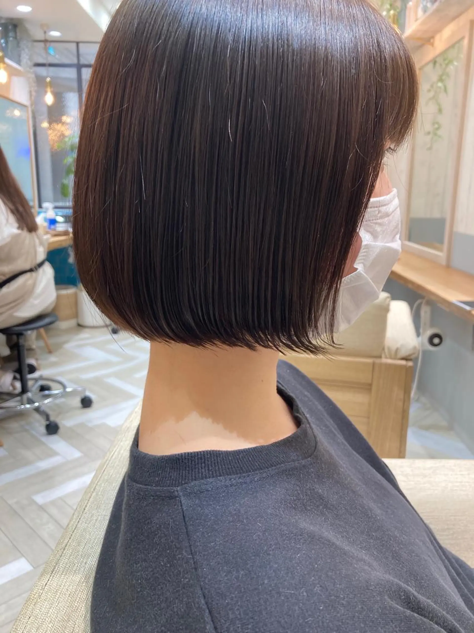 ショート ボブ カット ヘアカラー トリートメント ヘアセット Loom .by Sea  ルームバイシー所属・レイヤー/前髪/ 韓国/CHIHIROのヘアスタイル