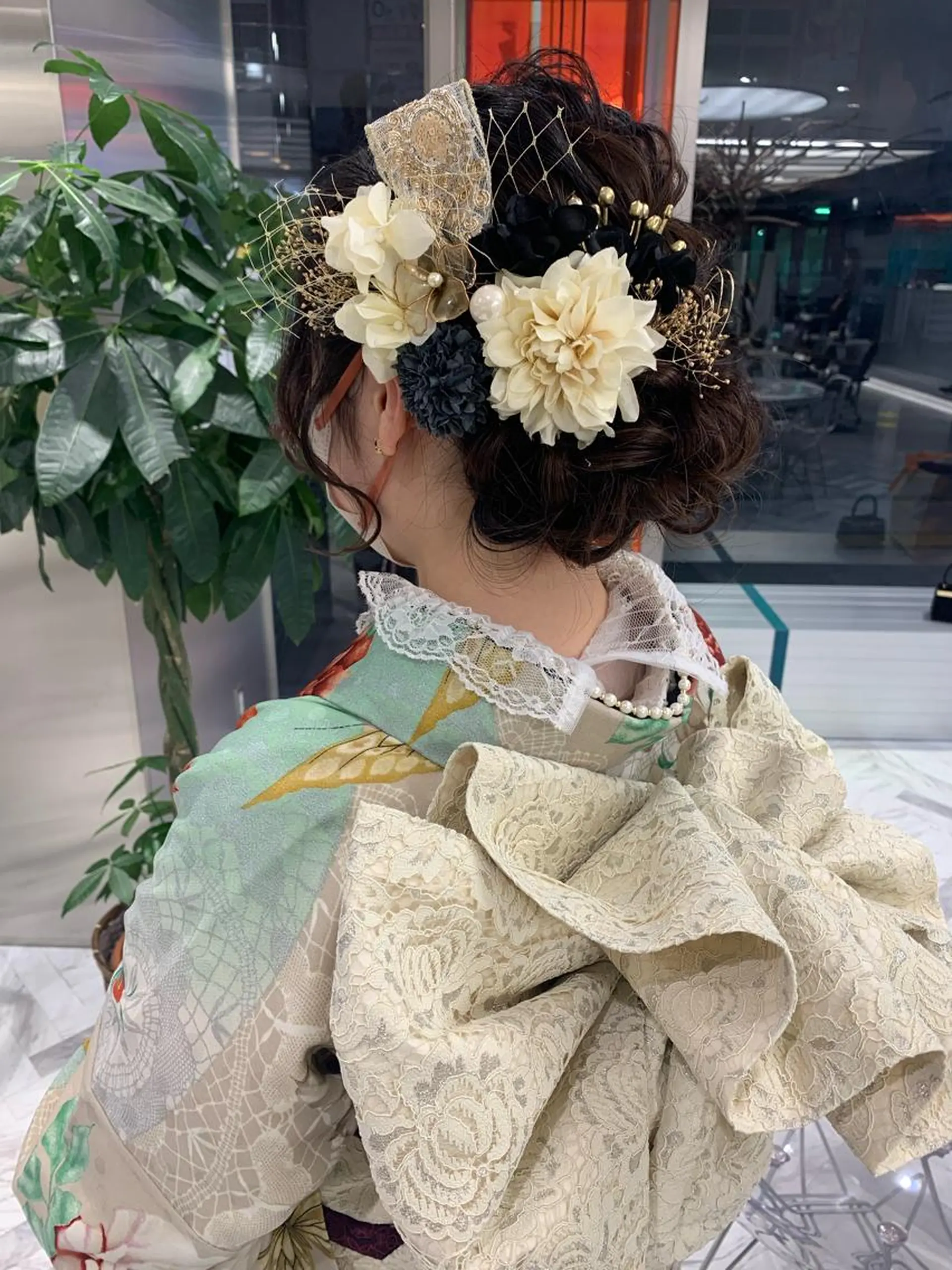 ミディアム ヘアアレンジ 平野 優奈のヘアスタイル