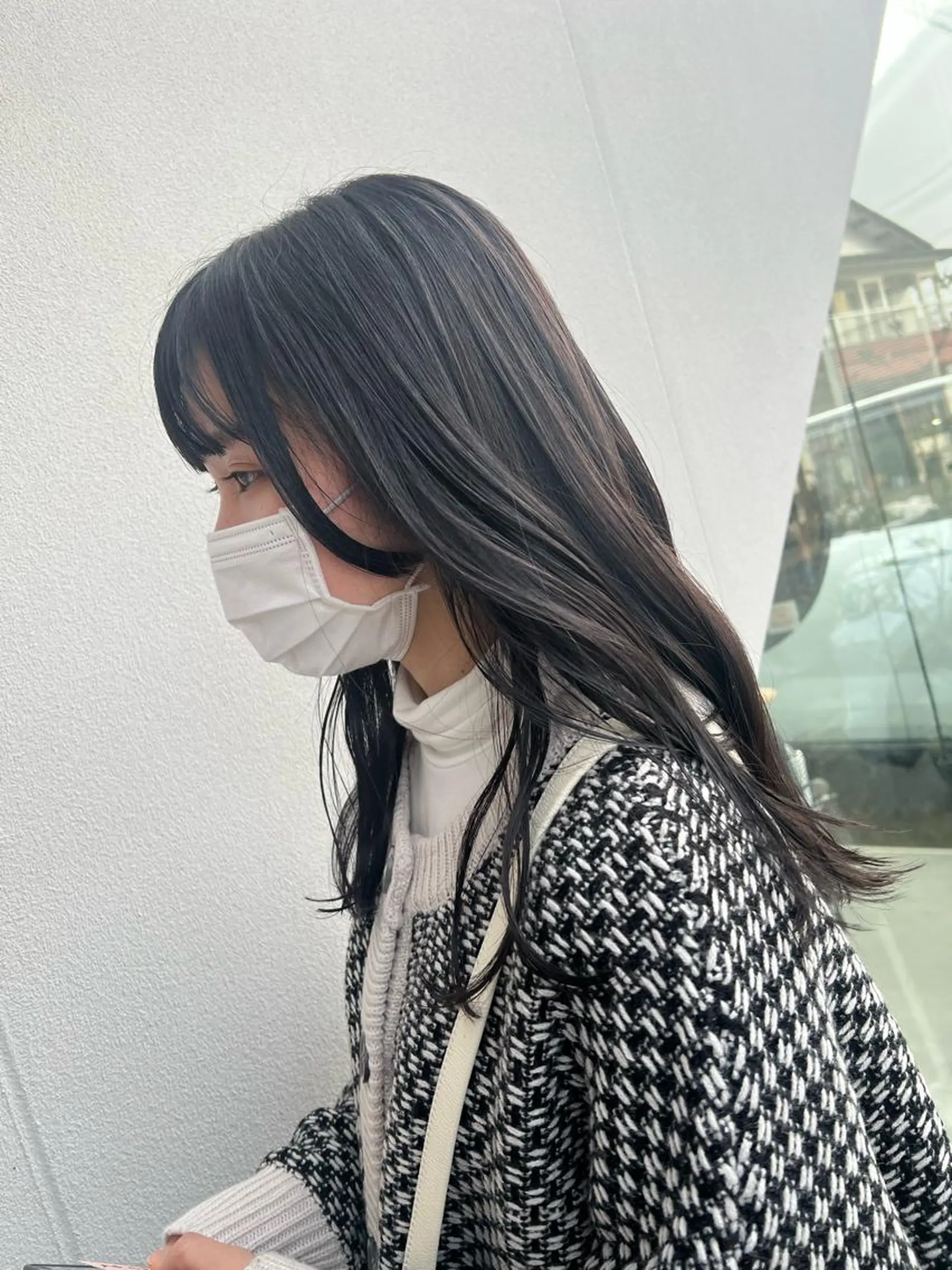 ロング カラー ヘアアレンジ 姫カット カット ヘアカラー APREKO SAYAKAのヘアスタイル