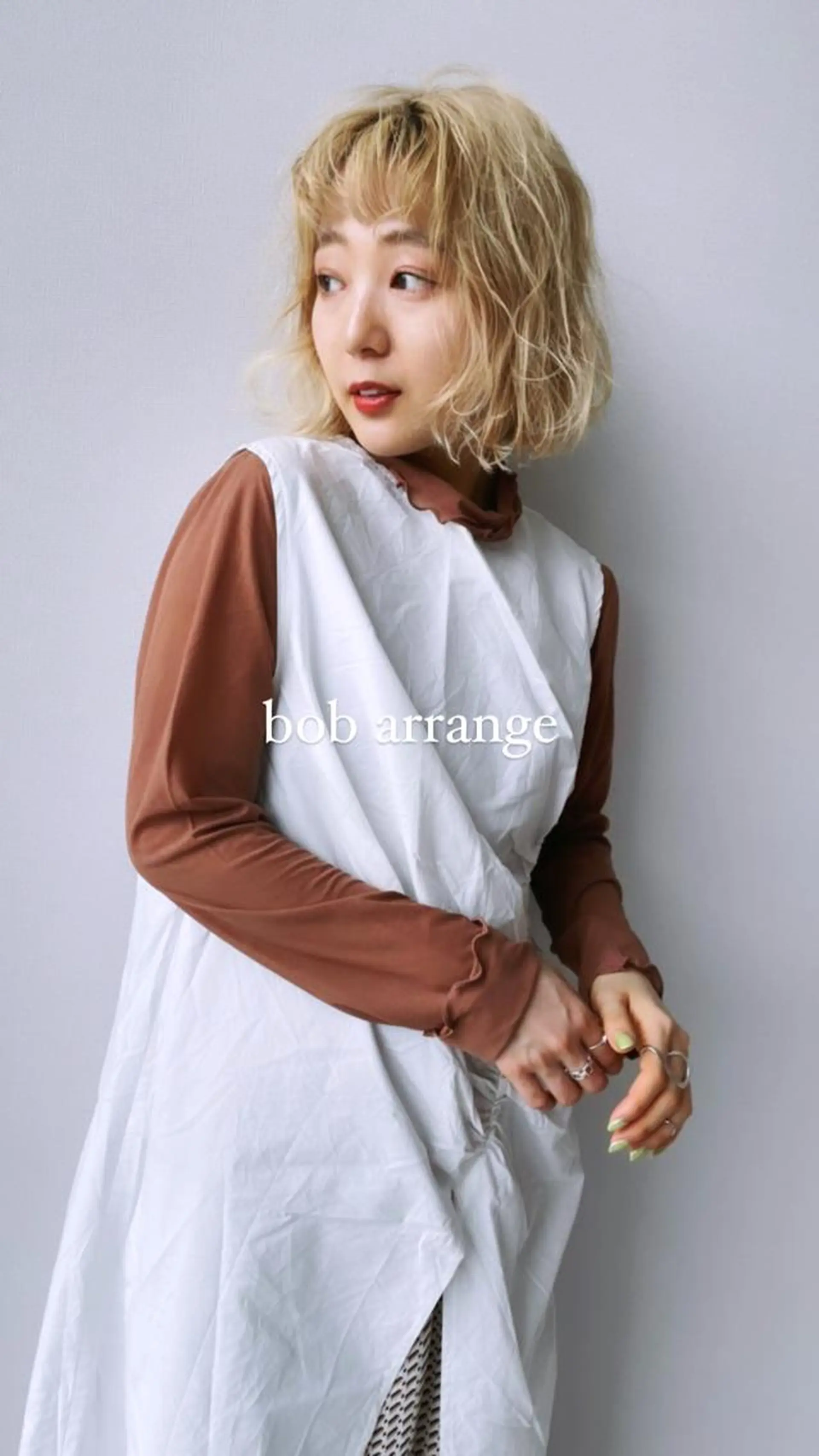 ショート 落合希 Olivebeigeのヘアスタイル