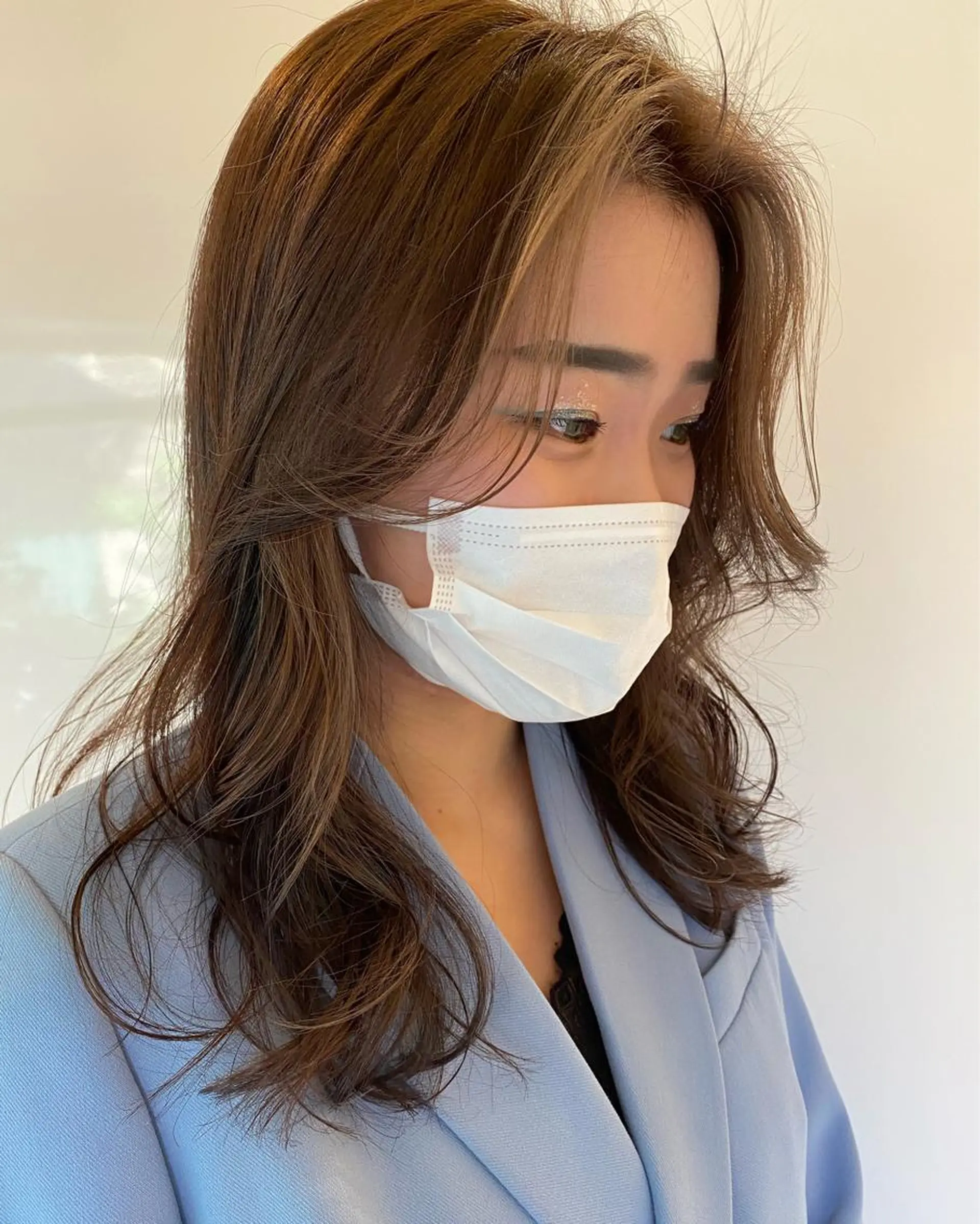 ロング カラー 髪質改善/白髪ぼかし レイヤー　🌱千咲季のヘアスタイル