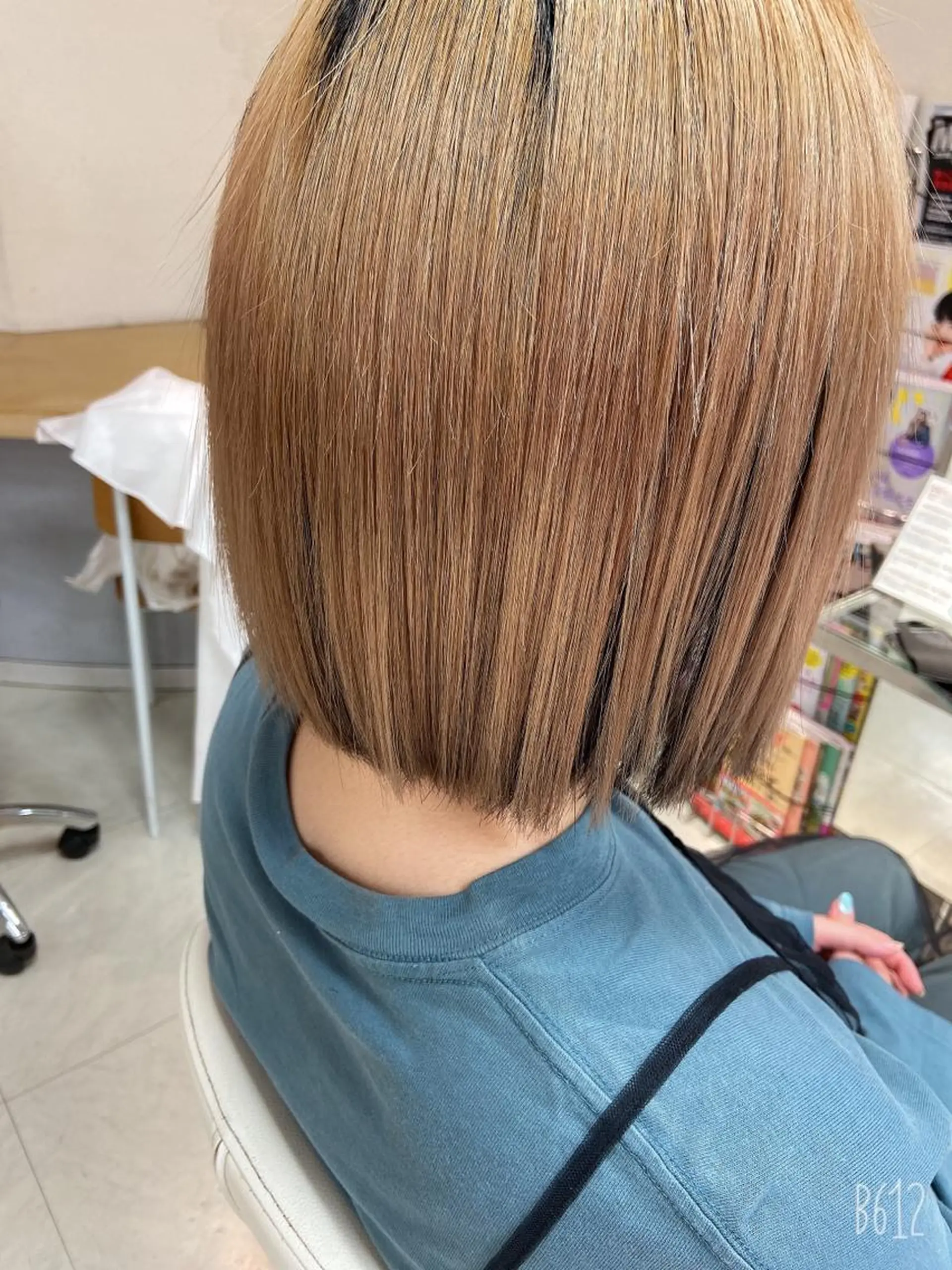 ショート 切りっぱなしボブ ボブ カット トリートメント 菊地 美憂のヘアスタイル