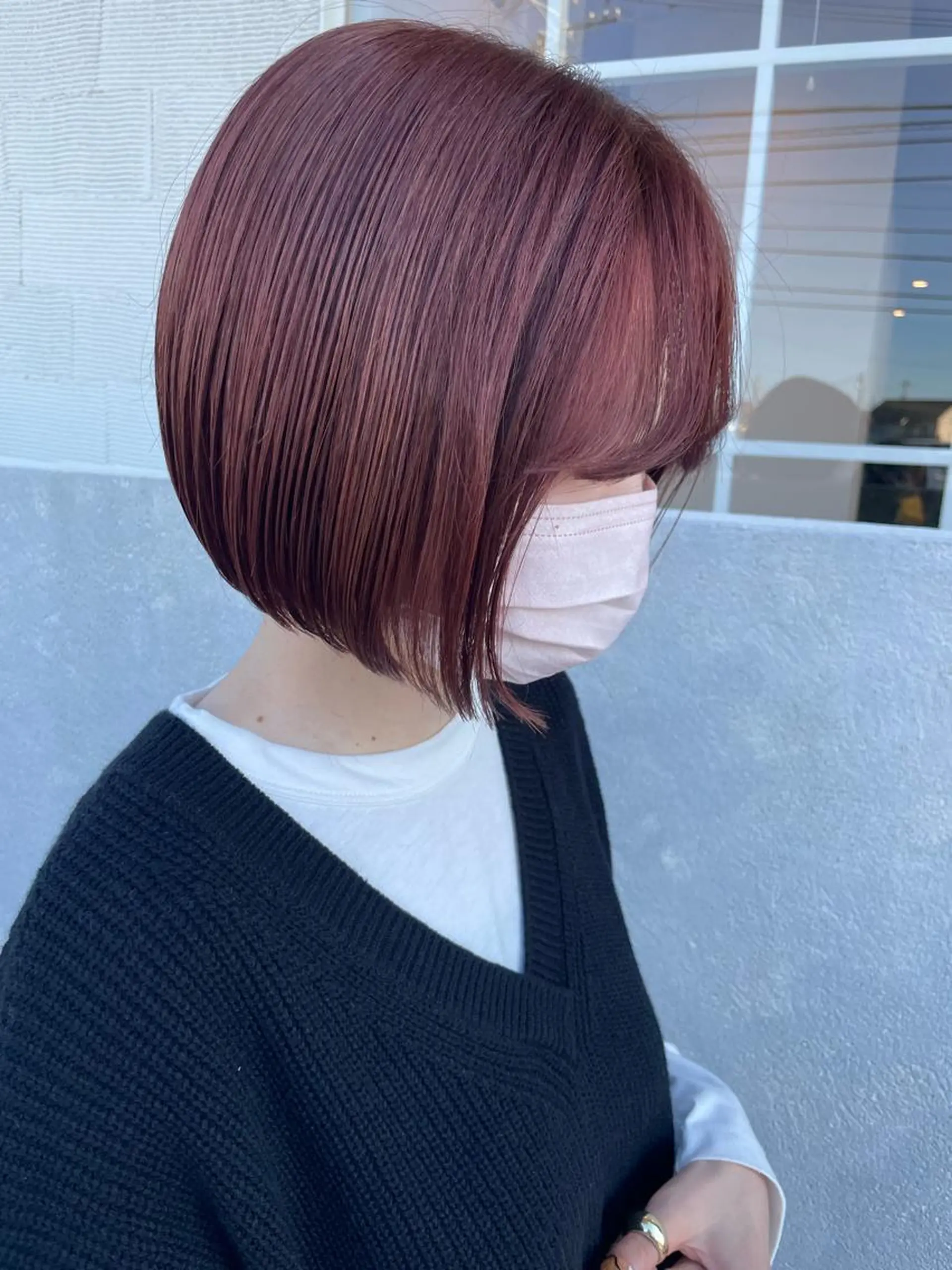 ショート カラー ピンクカラー カット ヘアカラー トリートメント shigeru cut club 神田久志本店＆lag所属・田島 仁美のヘアスタイル