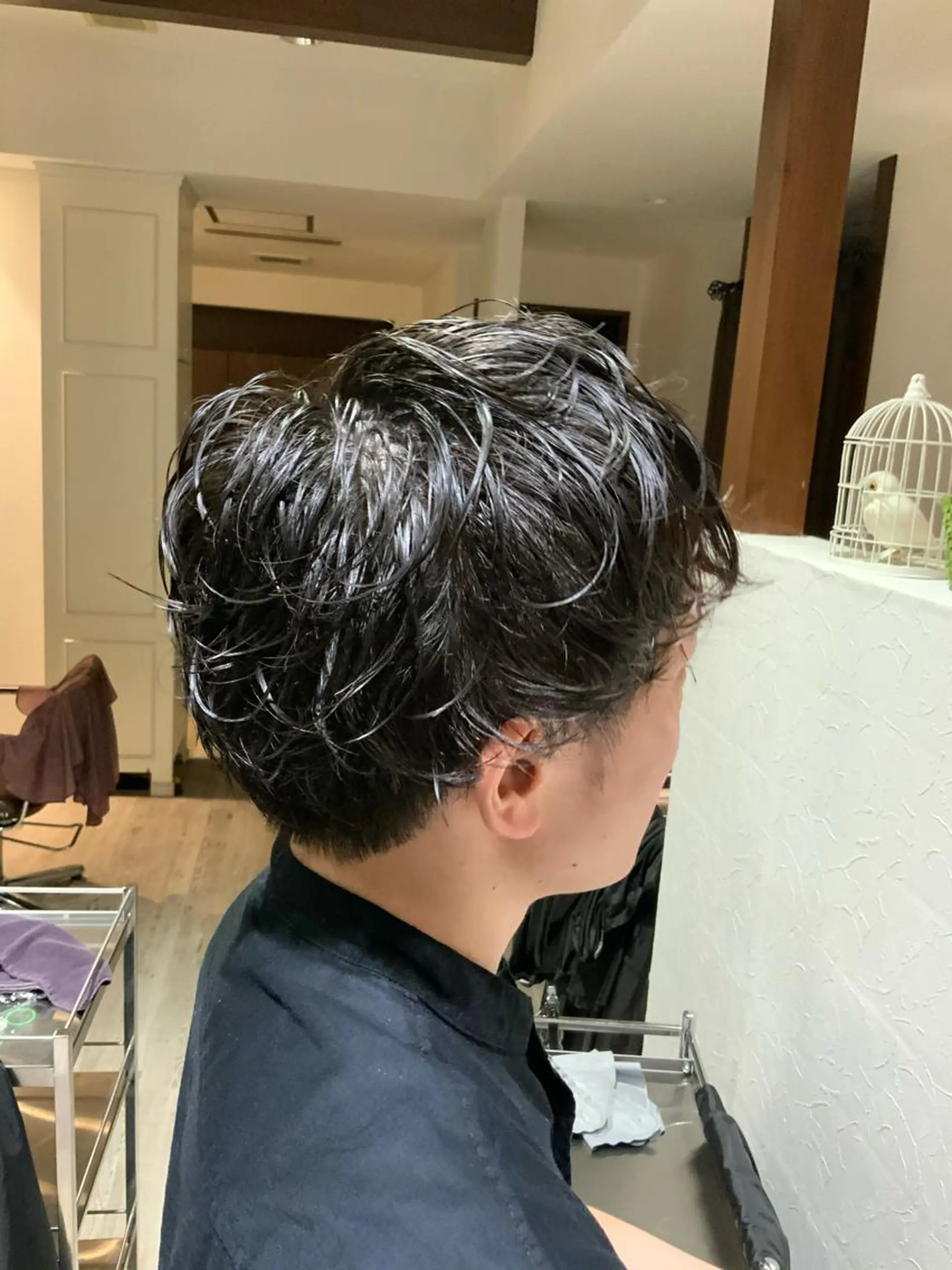 ショート パーマ 🌿ストレート🌿 髪質改善☘️シュウヤのヘアスタイル