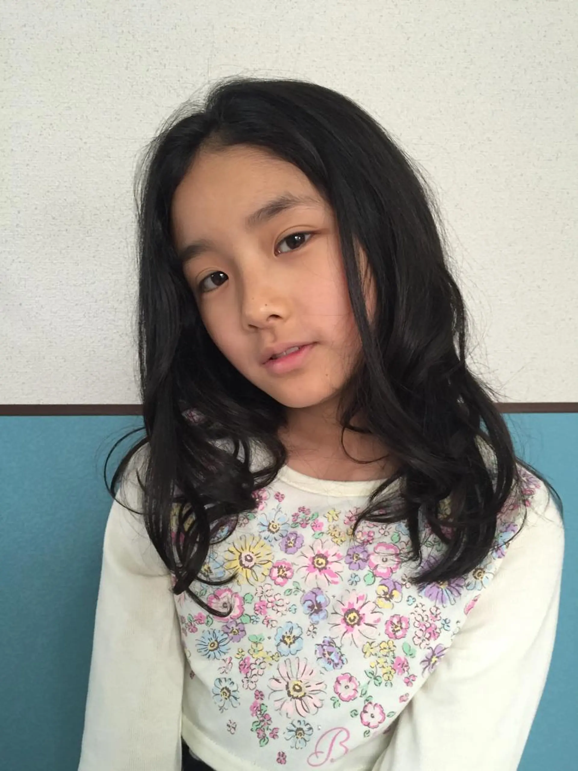 セミロング キッズ ヘアメ/着付け 清水玲歌のヘアスタイル