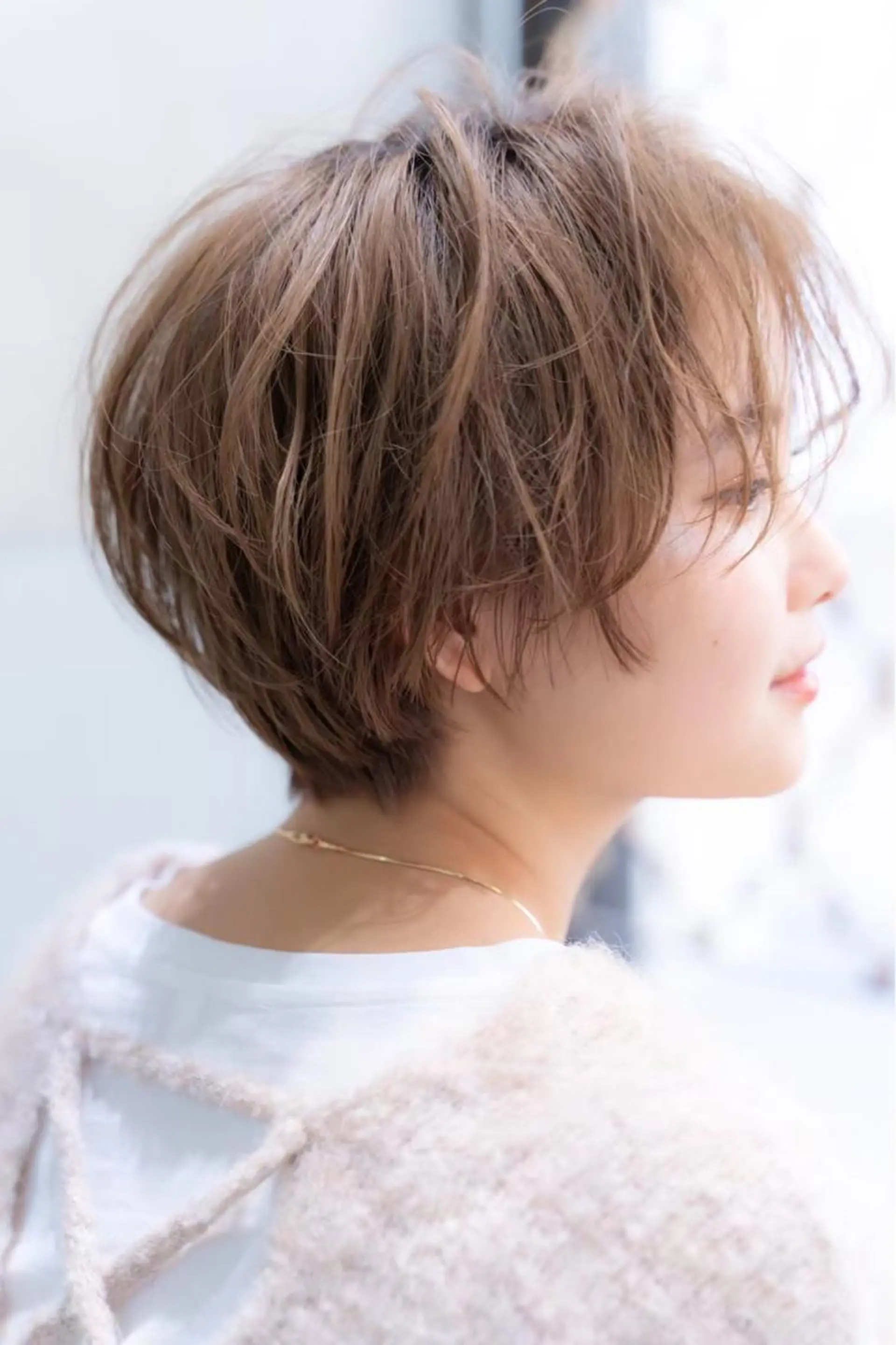 ショート カット トリートメント サイエンスアクア/艶 髪/レイヤー/清水のヘアスタイル