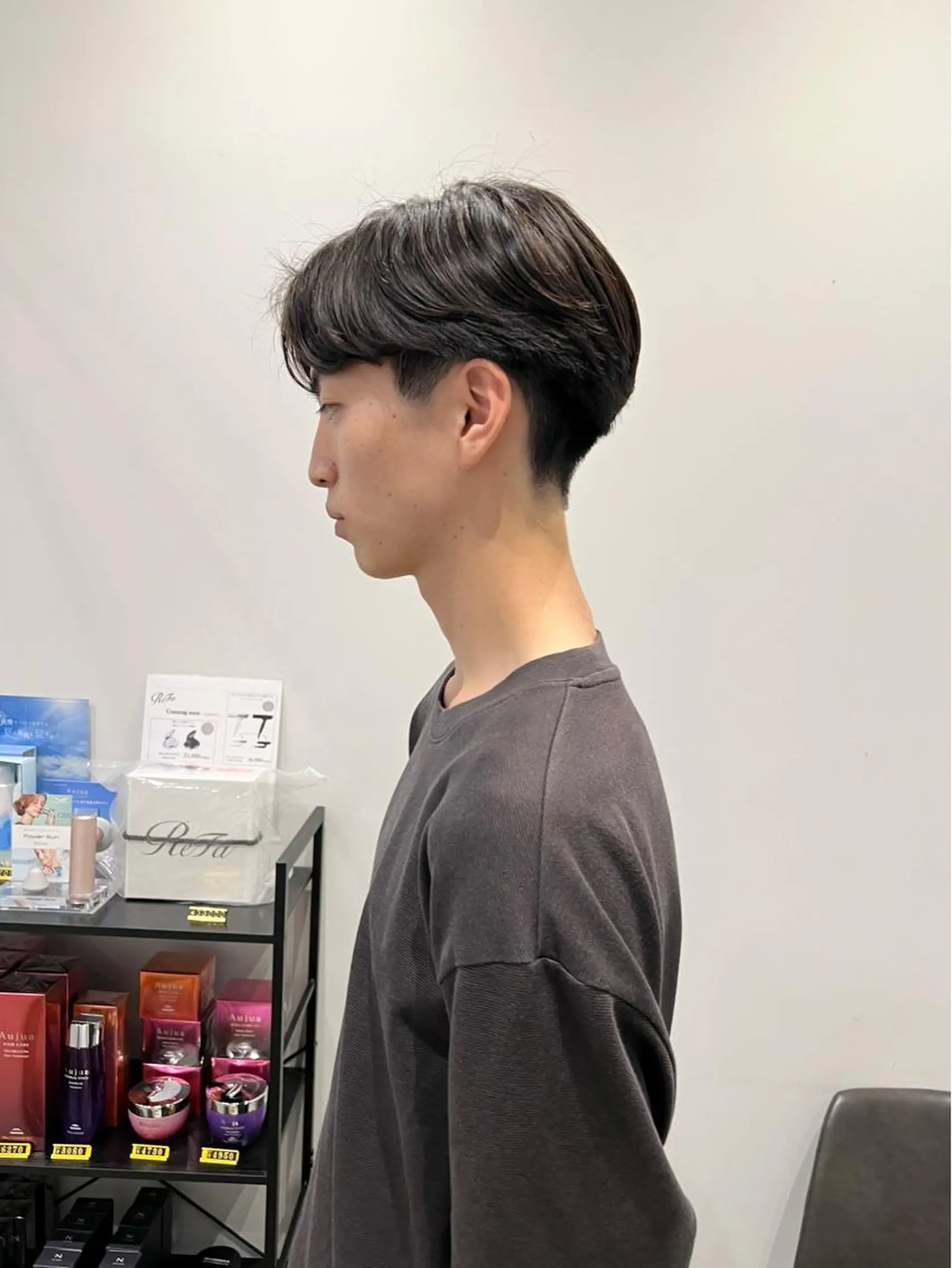 パーマ メンズ センターパート メンズパーマ 吉川 陽菜のヘアスタイル