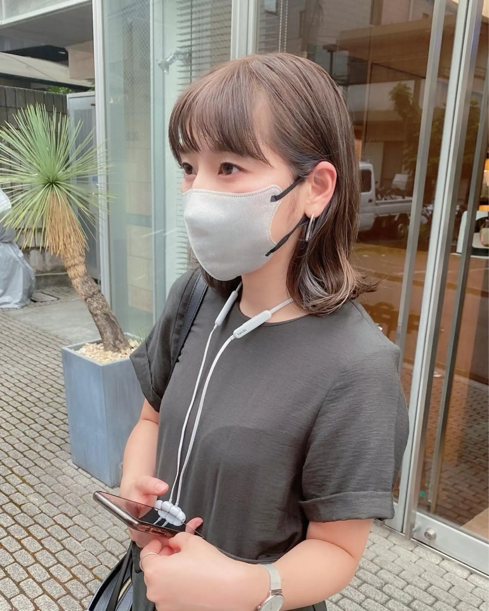 ミディアム カラー Paddle所属・似合わせレイヤー/ レイヤーパーマ/高倉のヘアスタイル