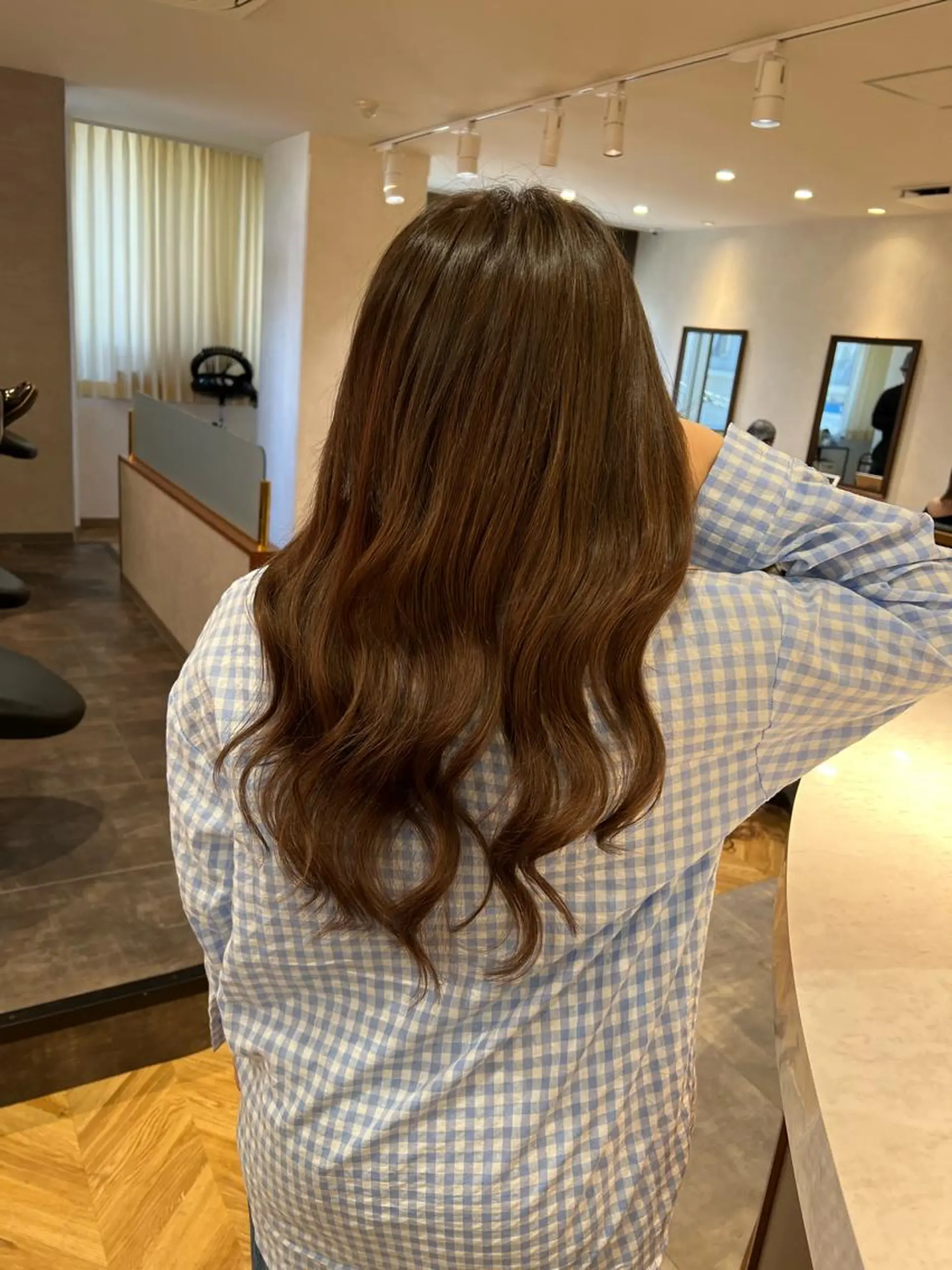 ロング ARIA💎縮毛矯正 ブリーチ💎複雑履歴のヘアスタイル