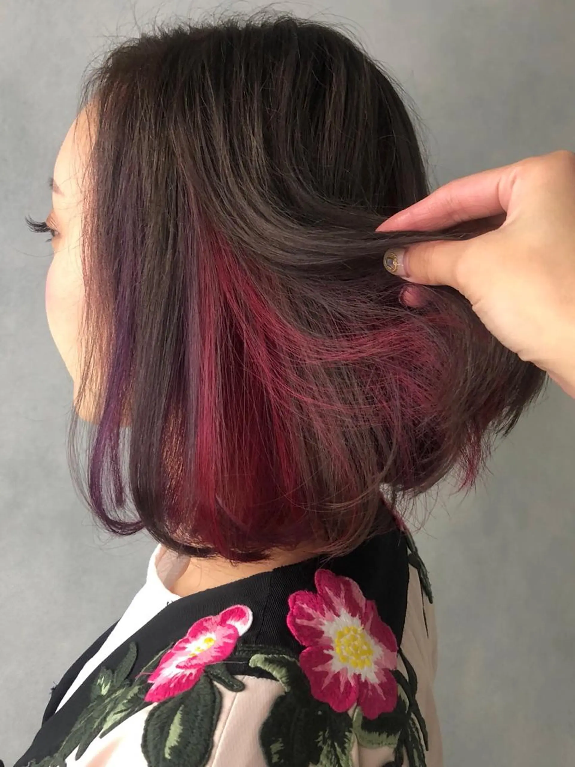 ショート 推しカラー🌙 RIHOのヘアスタイル