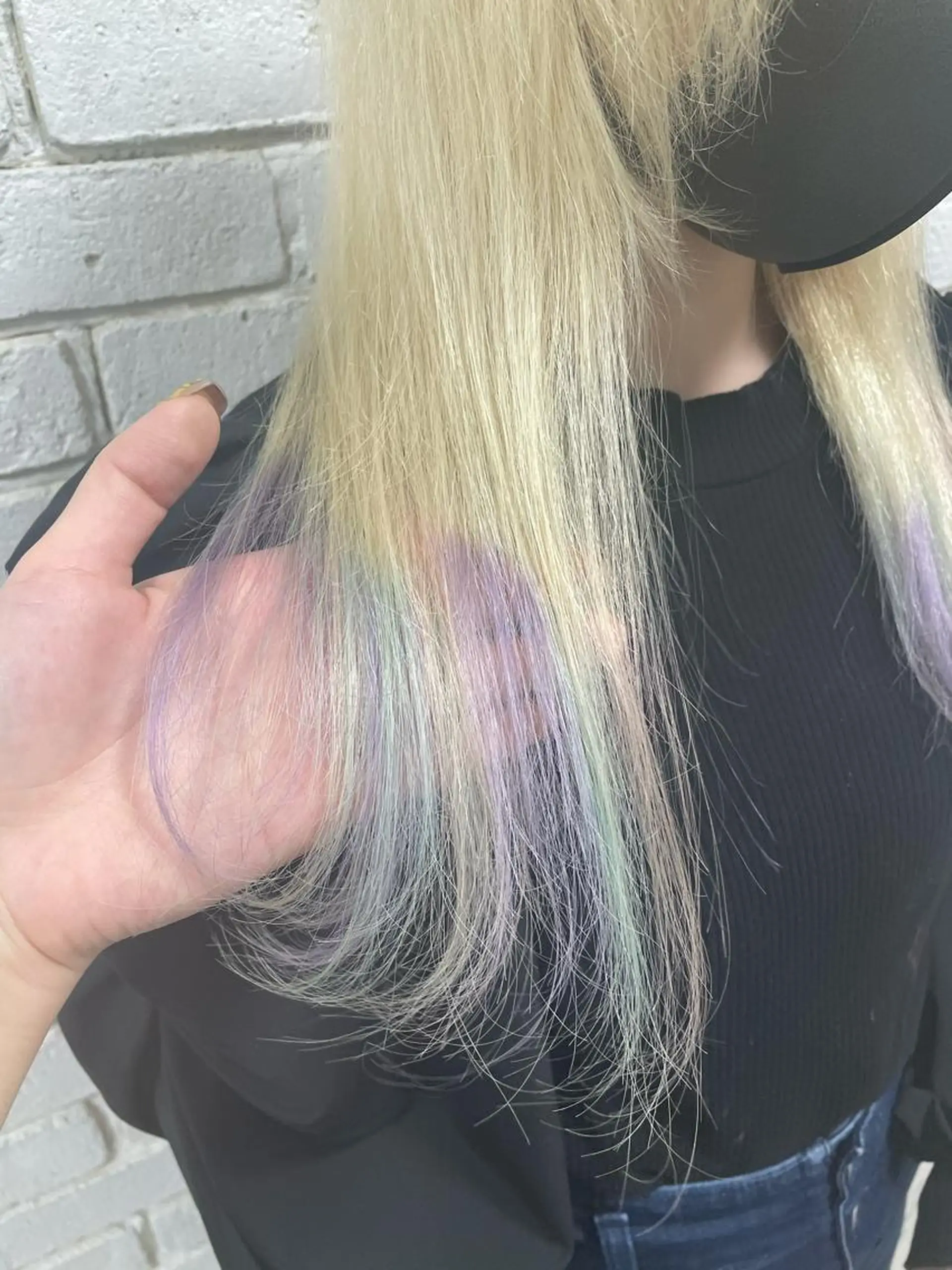 ロング カラー 艶ハイトーン👑♡ NATSUKIのヘアスタイル