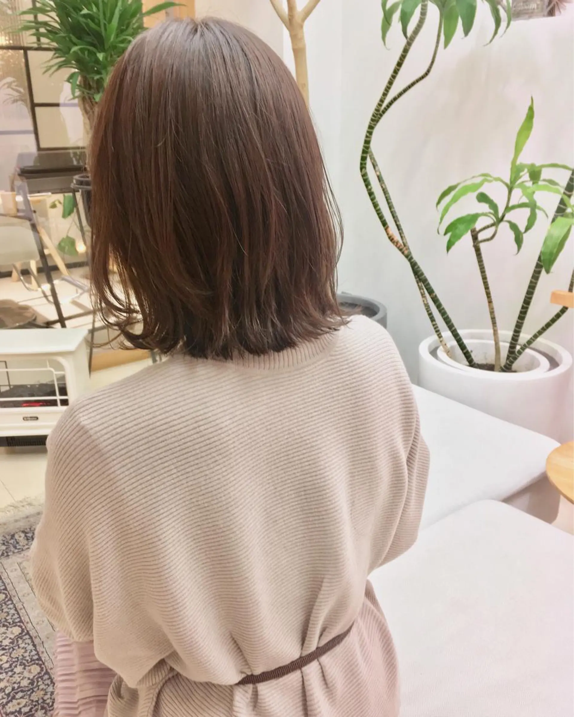 ミディアム 安永 涼のヘアスタイル