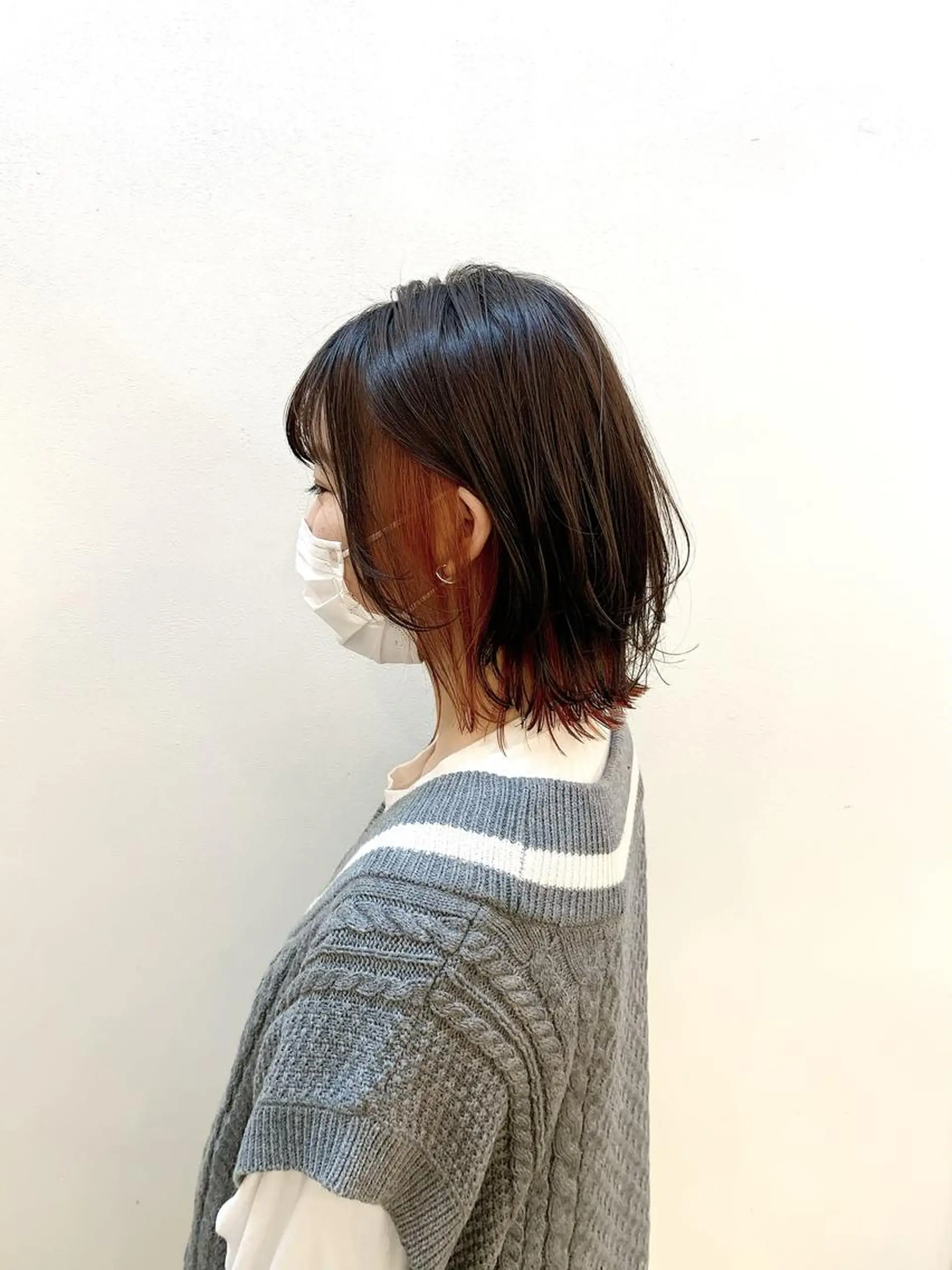 ミディアム カラー ヘアアレンジ ヘアカラー トリートメント 〽️magico/ ウルフDaiki〽️のヘアスタイル