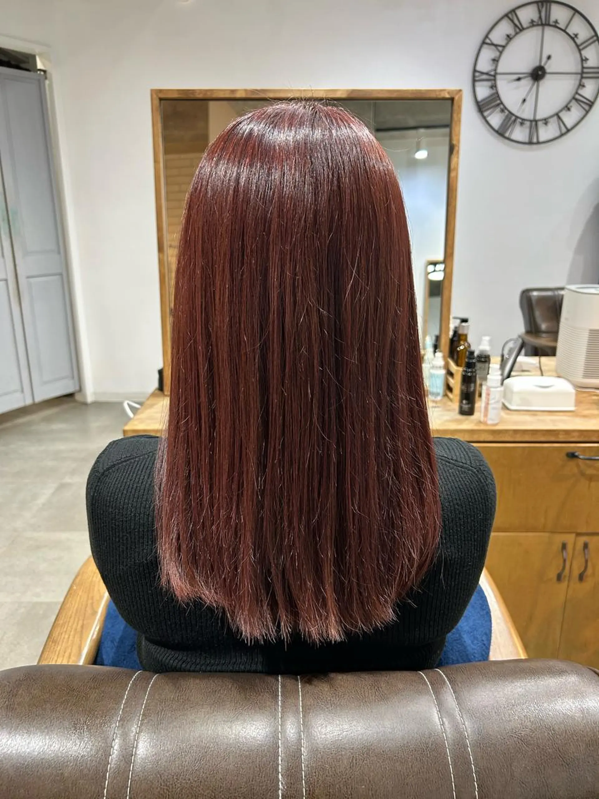 セミロング ヘアカラー トリートメント Eri 🌿透明感カラーのヘアスタイル