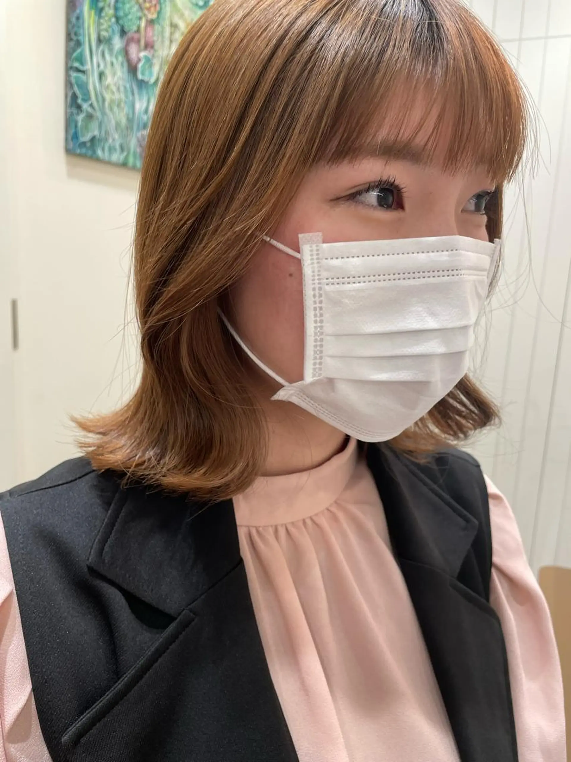 ミディアム 韓国／大宮／レイヤー 🤍AYA🤍のヘアスタイル