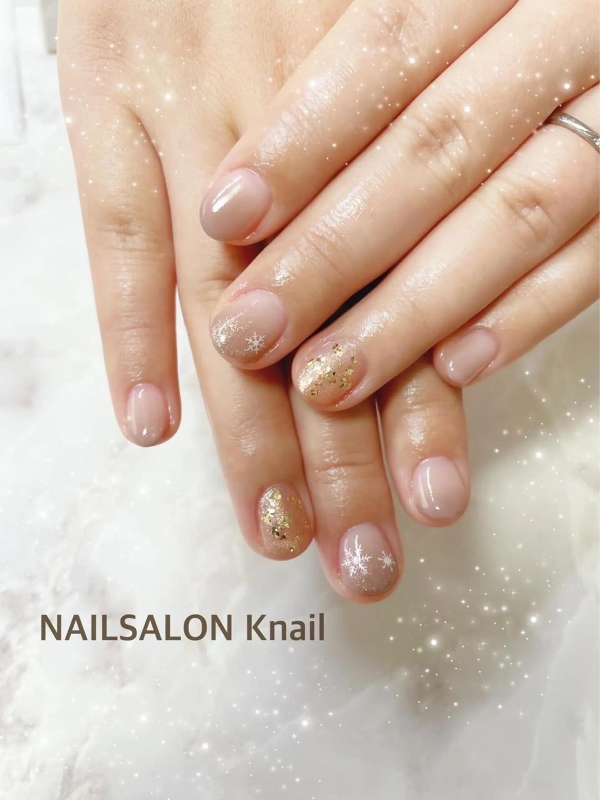 ネイル キラキラネイル ハンドネイル NAILSALON Knail所属・Knail Mieのネイルデザイン