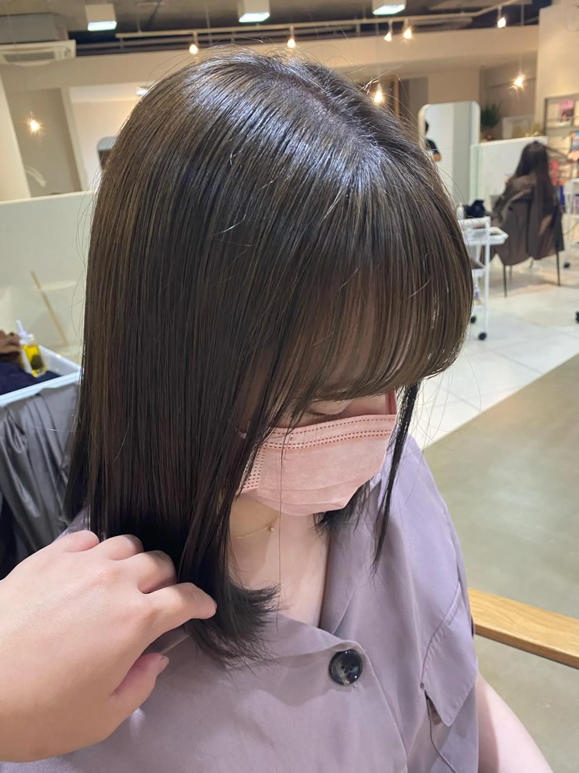 セミロング I nagiのヘアスタイル