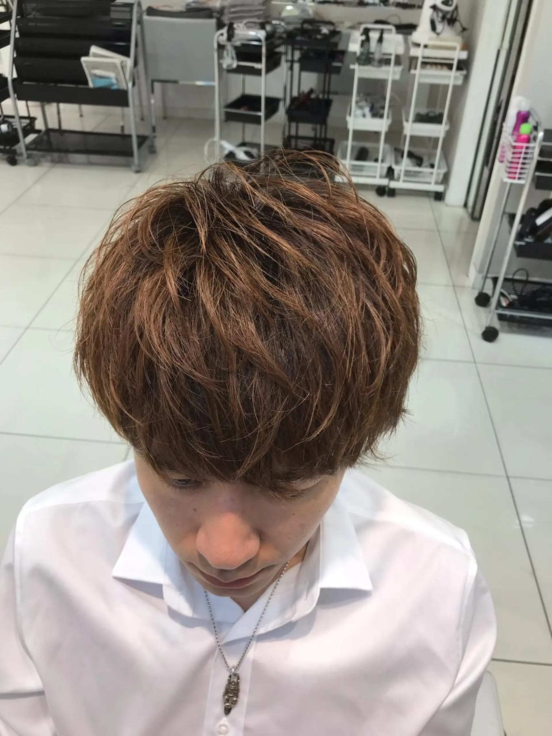 メンズ ✨髪質改善縮毛矯正✨ 二上裕太のヘアスタイル