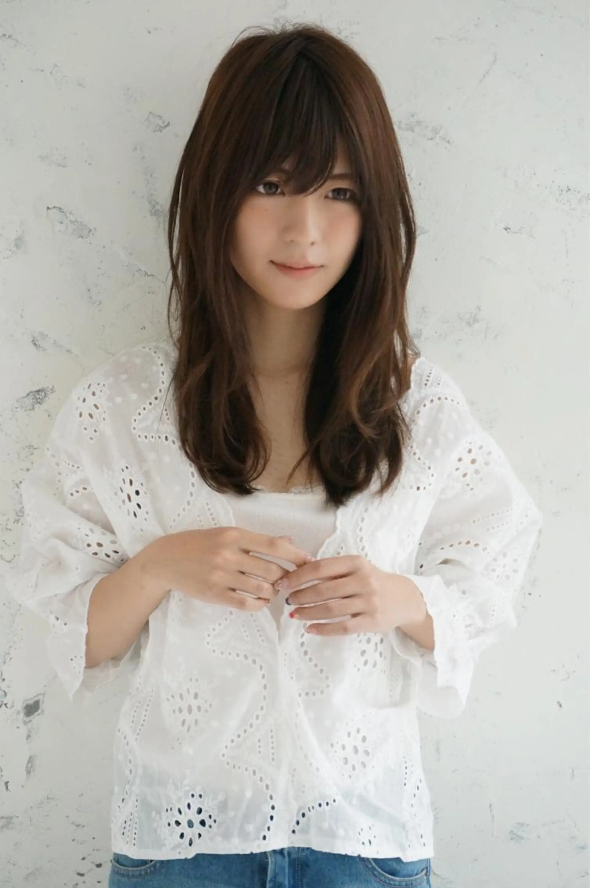 セミロング カラー 瀬尾 加寿馬のヘアスタイル