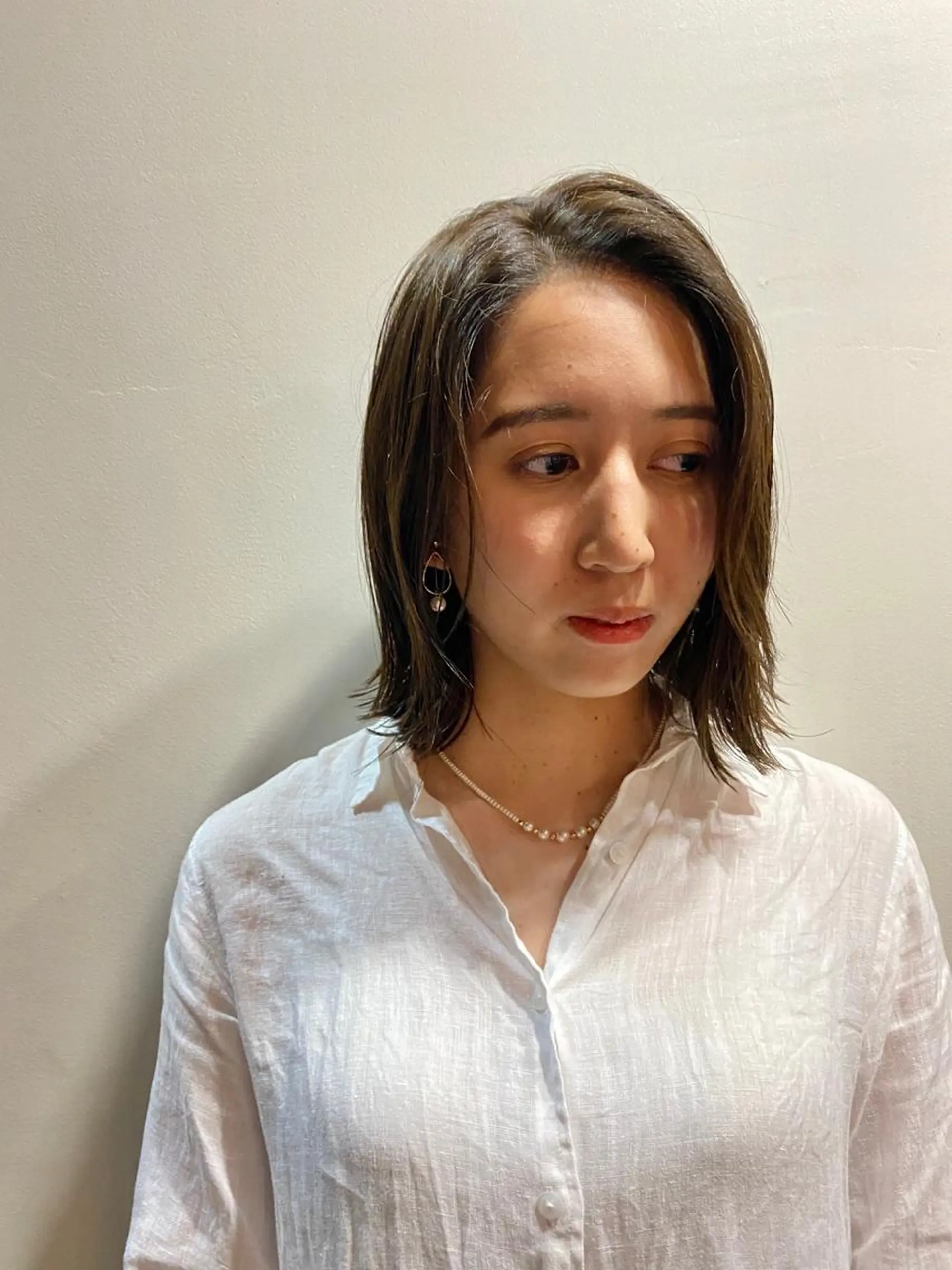 ミディアム カット ヘアカラー les baladins du miroir所属・🍃YURI 🍃のヘアスタイル