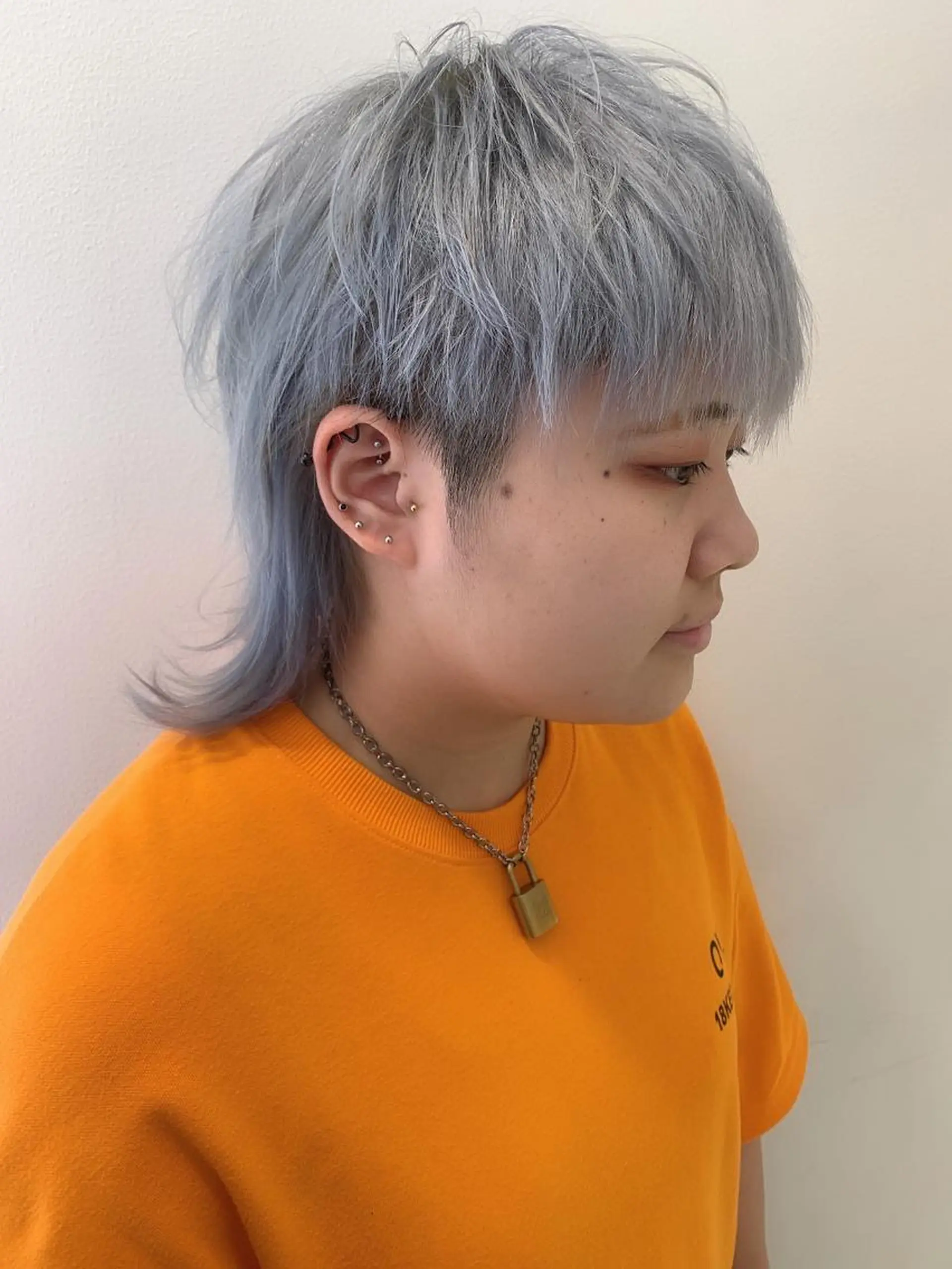 ショート カラー ハイトーン/ウルフ /小澤凌祐🦕のヘアスタイル