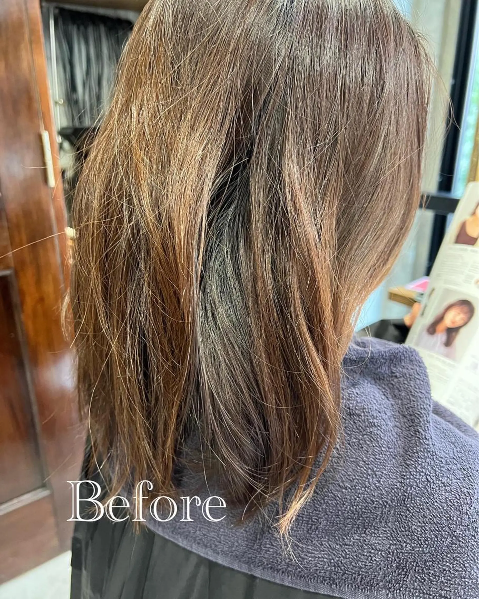 セミロング カラー オーナースタイリスト 佐藤のヘアスタイル