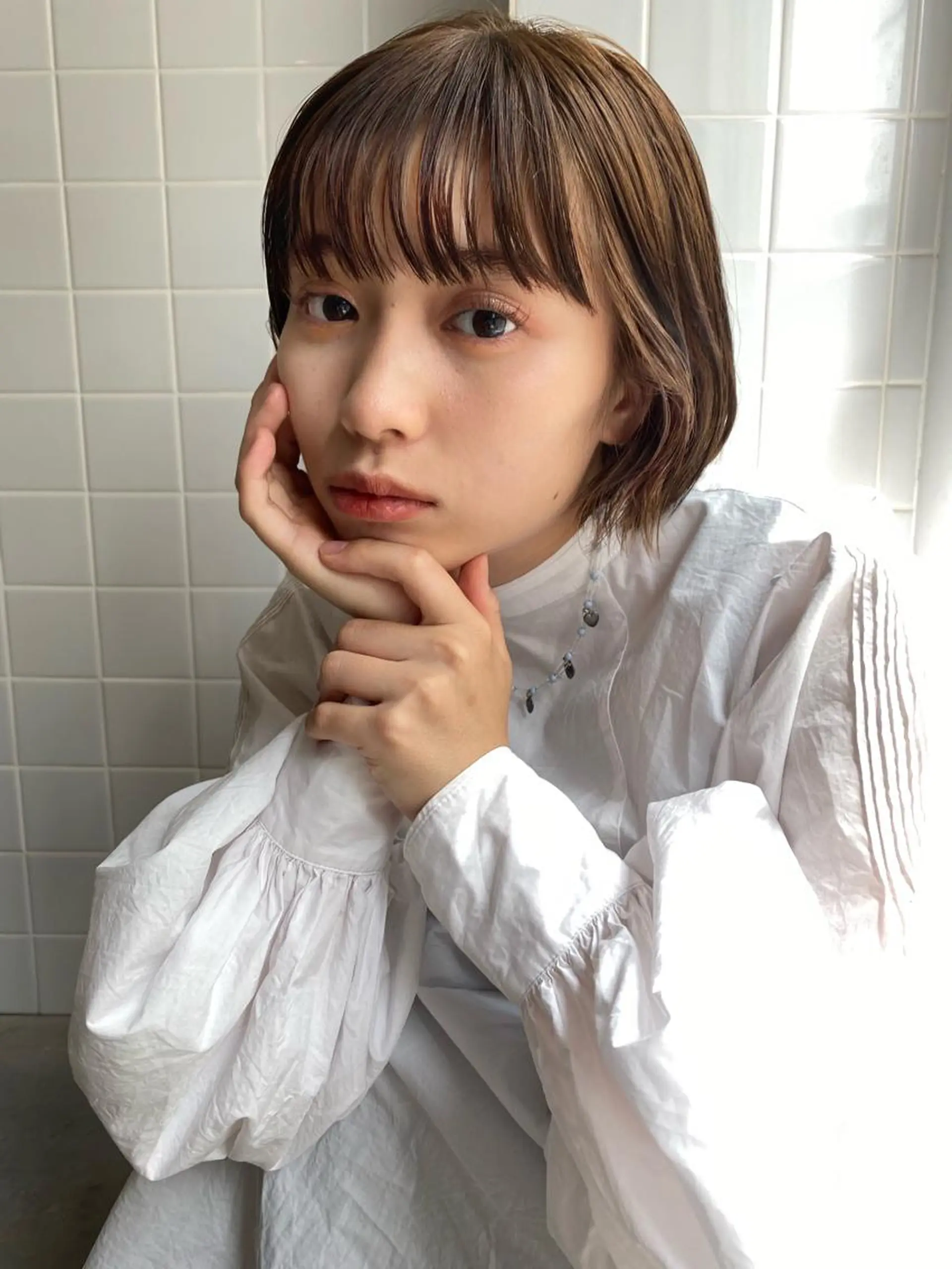 ショート ヘアアレンジ ヘアカラー ツタ　TUTA 高円寺所属・ｔｏ ｋｉのヘアスタイル